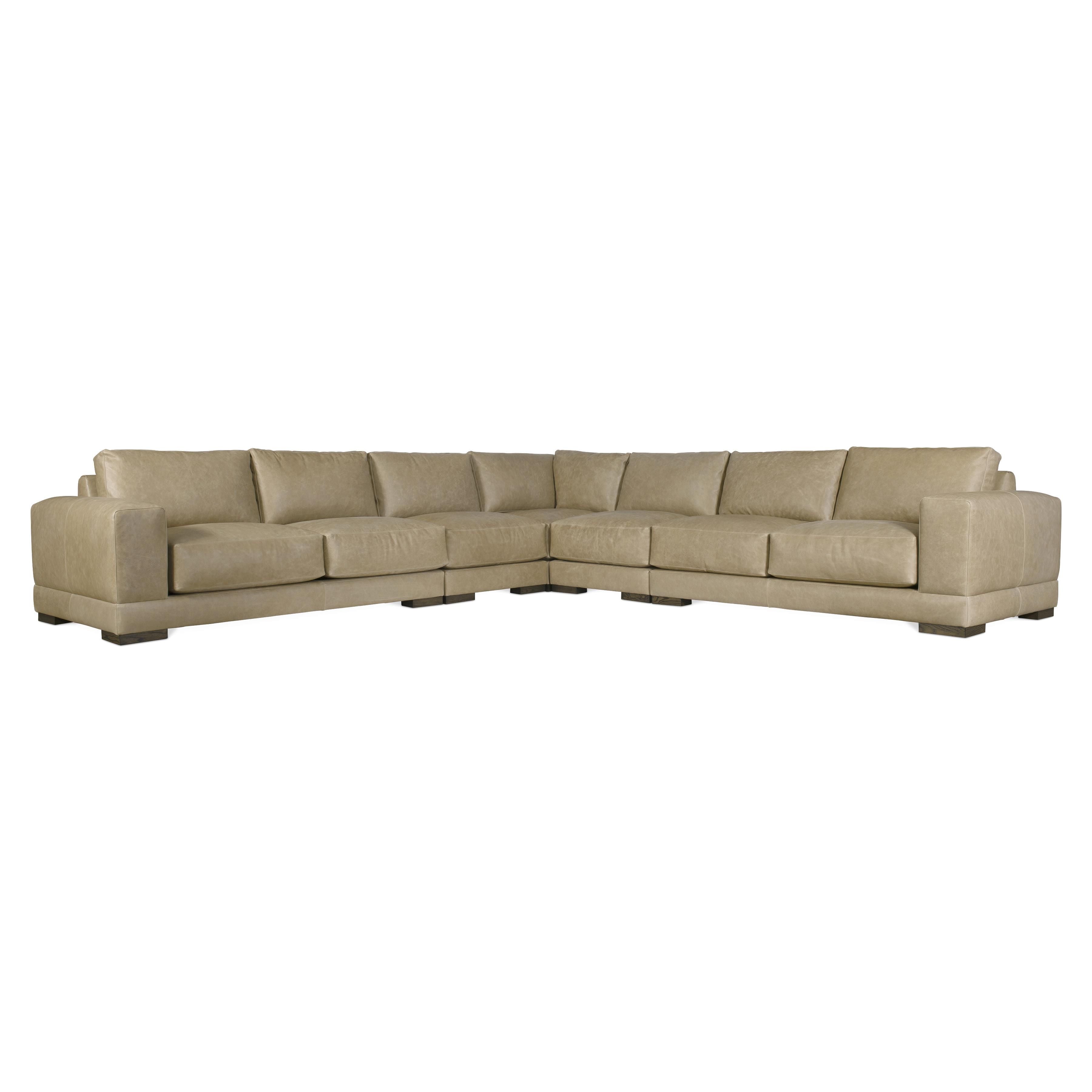 Bernhardt Furniture Lars Leather Sectional