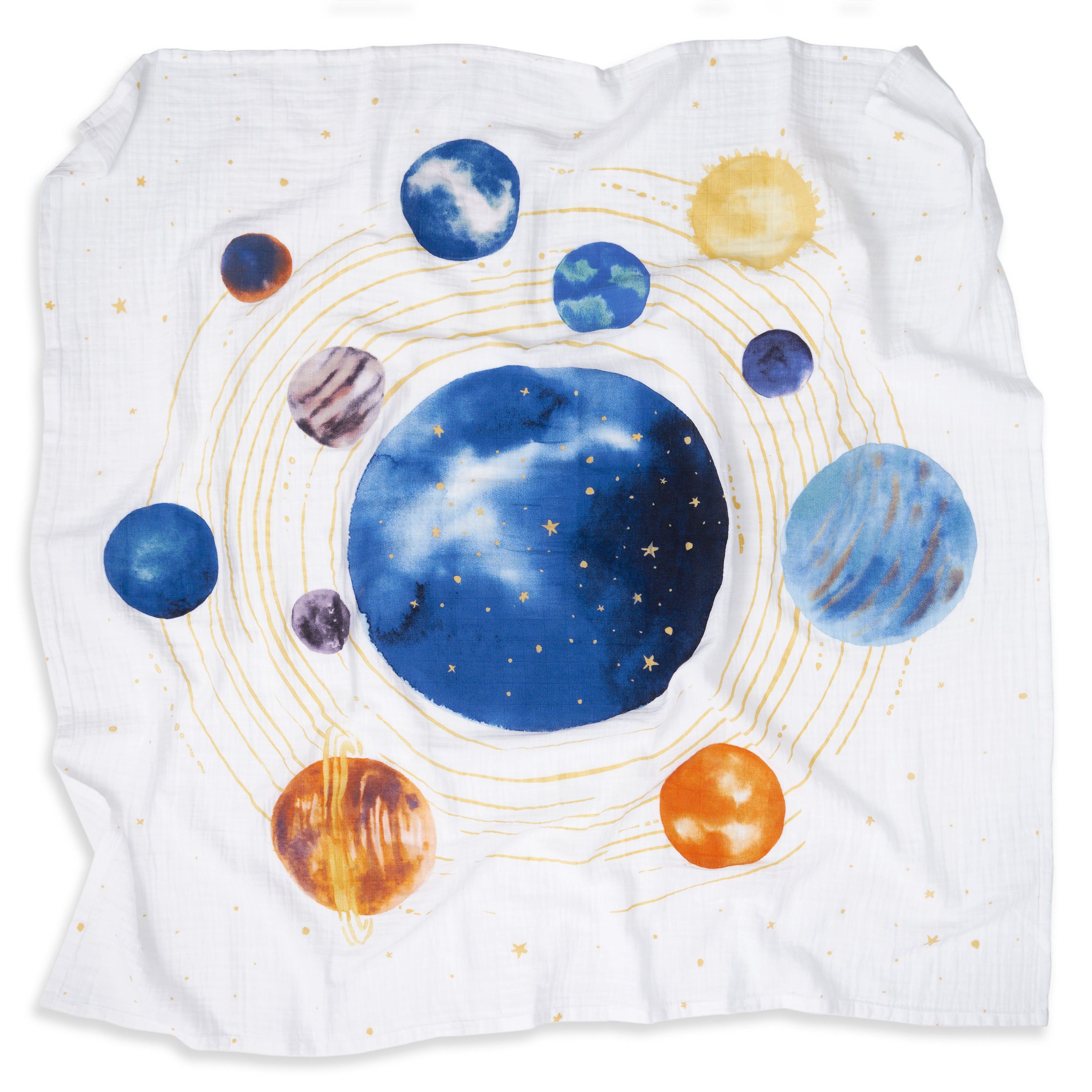 Organic Cotton Muslin Swaddle Blanket 2 Pack