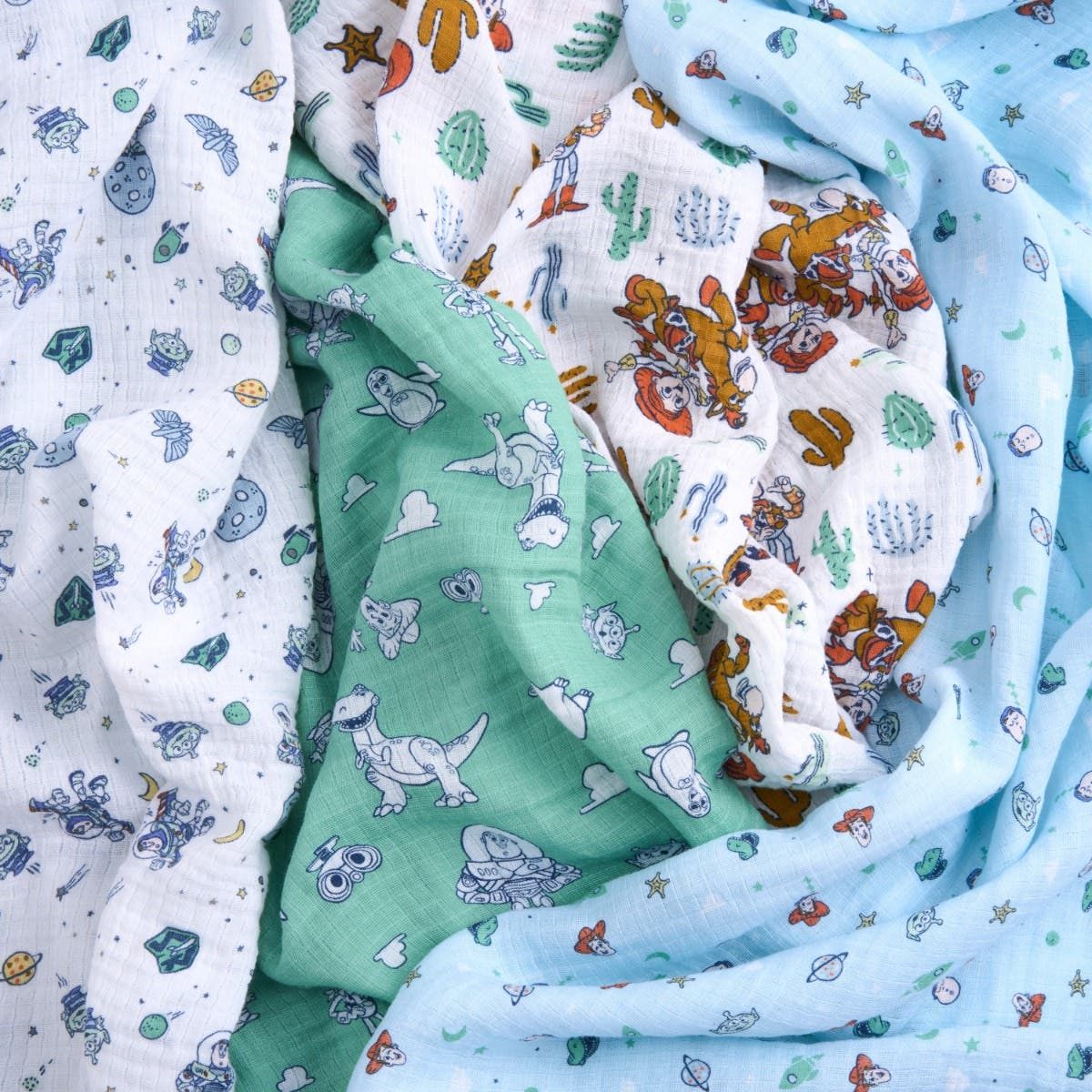 Disney™ Toy Story Essentials Cotton Muslin Swaddle Blanket 4 Pack