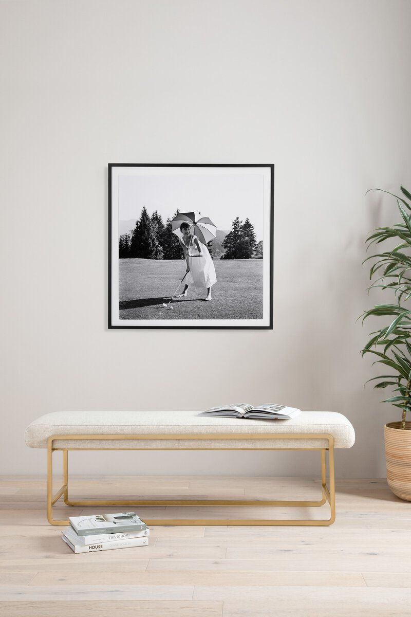 Golfing Hepburn By Getty Images