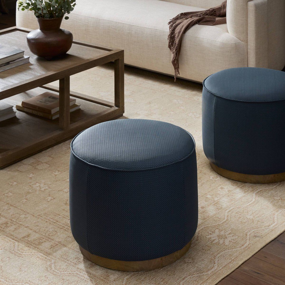 Sinclair Round Ottoman