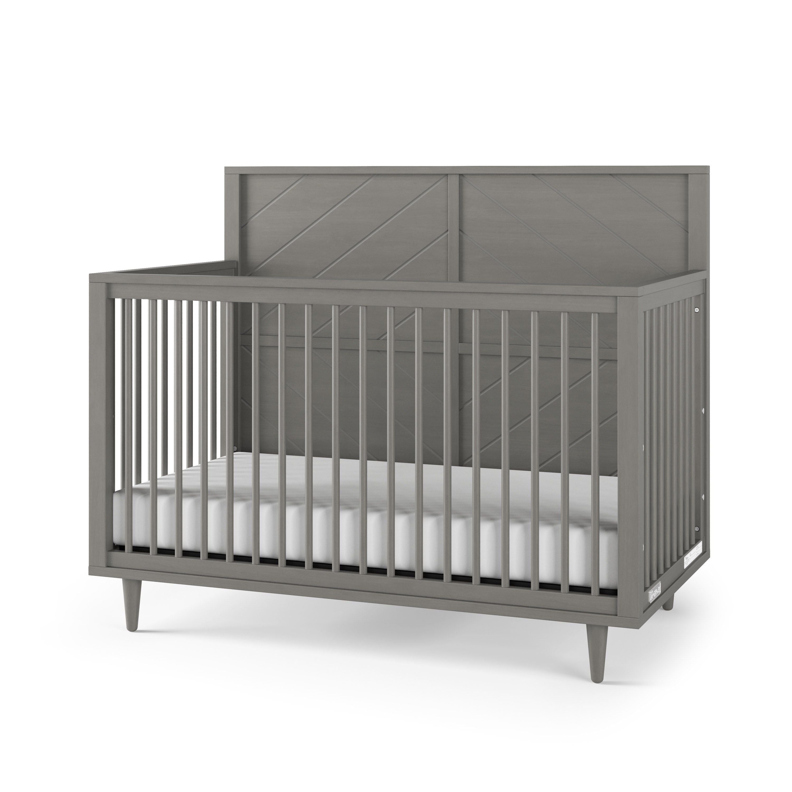 Surrey Hill 4-in-1 Convertible Crib, Lunar Gray