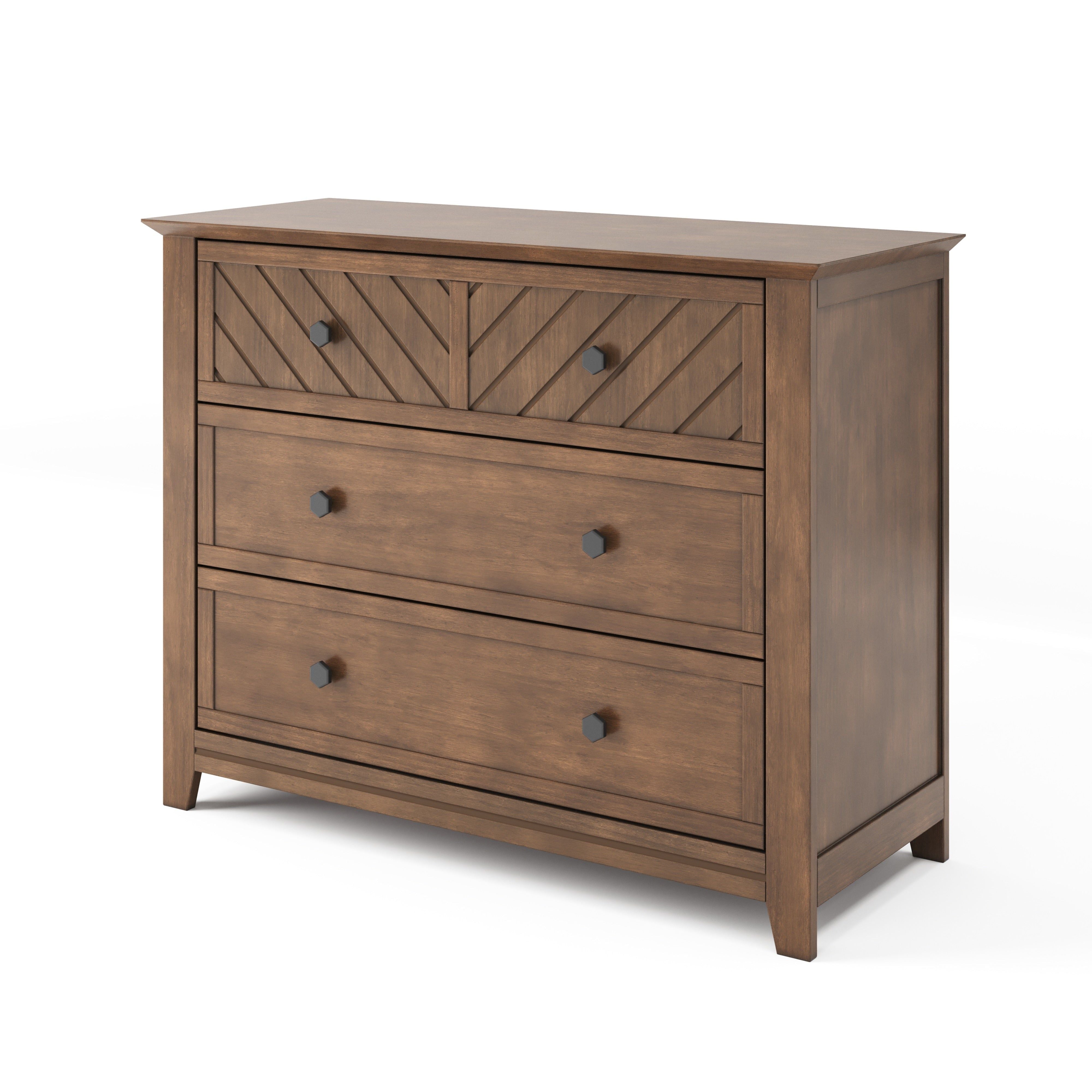 Atwood 3-Drawer Dresser, Cocoa Bean