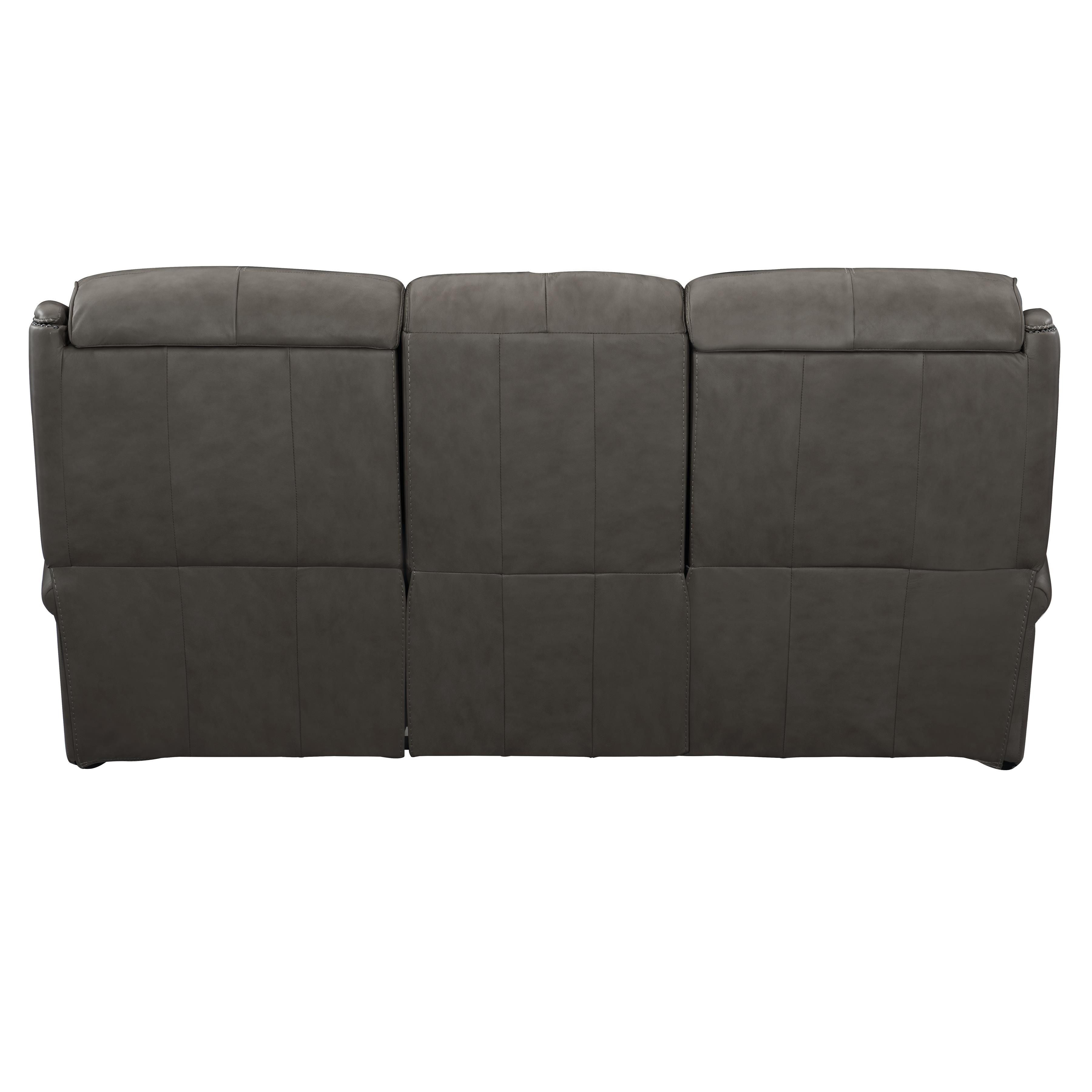 Bernhardt Furniture McGwire Leather Power Motion Sofa