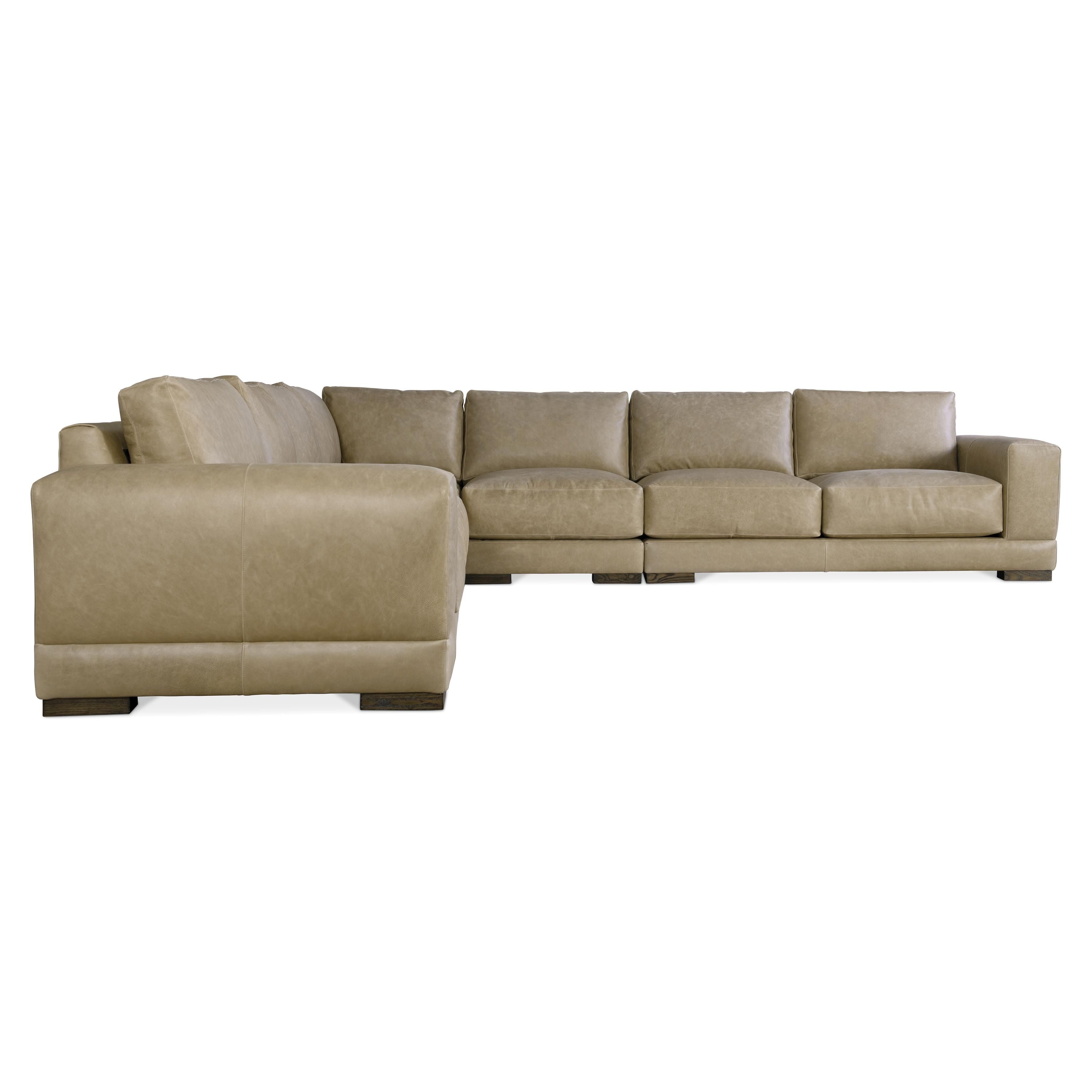 Bernhardt Furniture Lars Leather Sectional