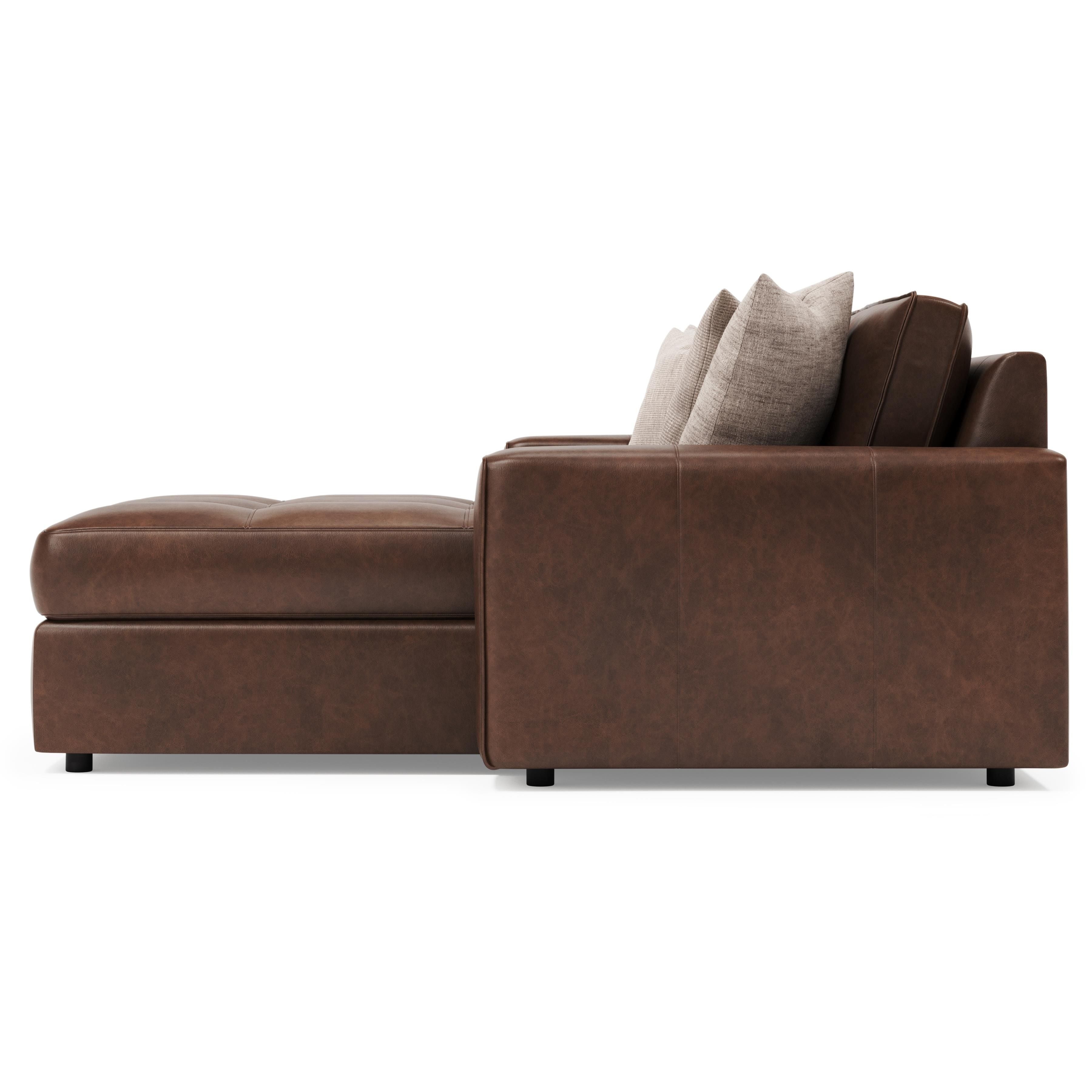 Bernhardt Furniture Nest Leather Sectional
