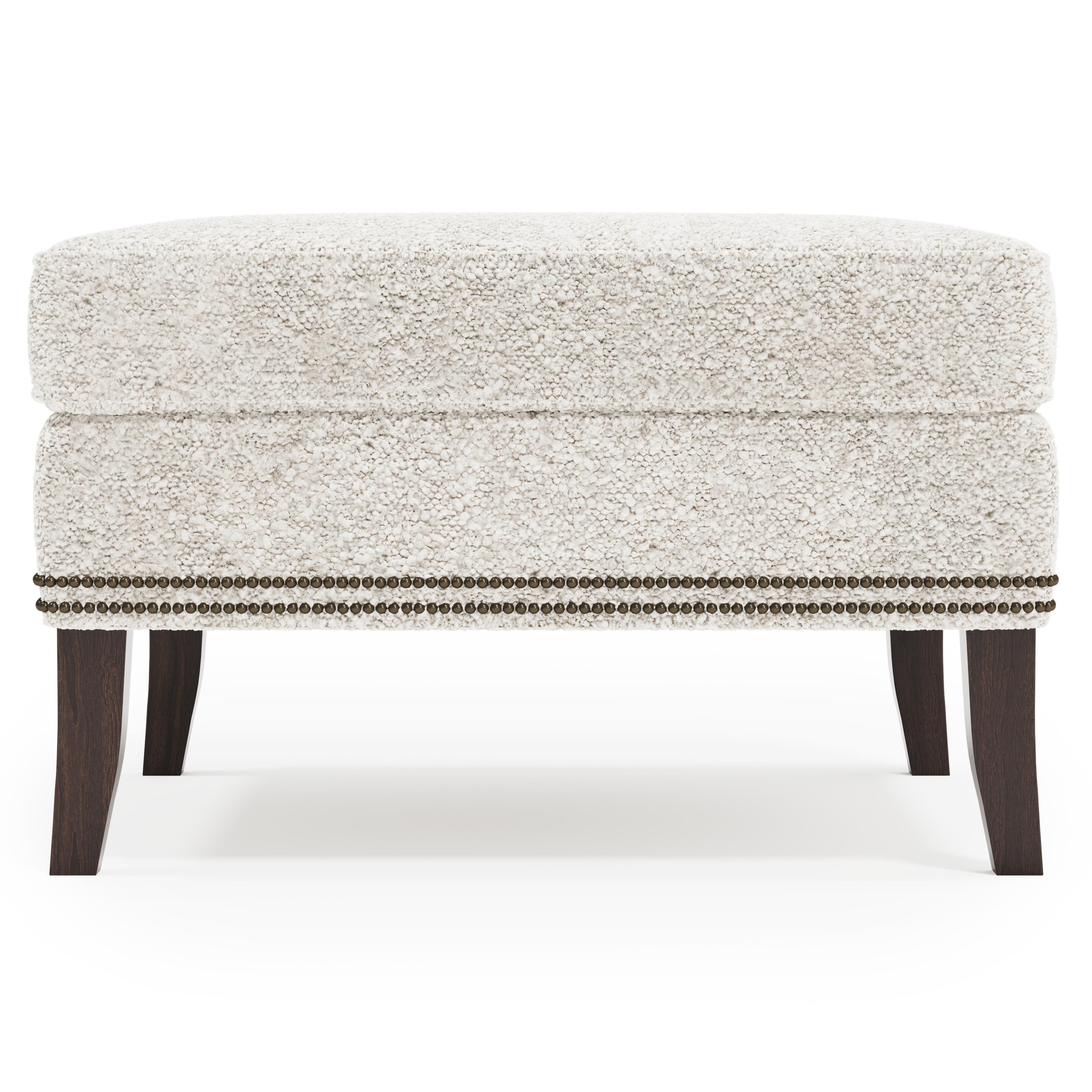 Bernhardt Furniture – Kingston Fabric Ottoman
