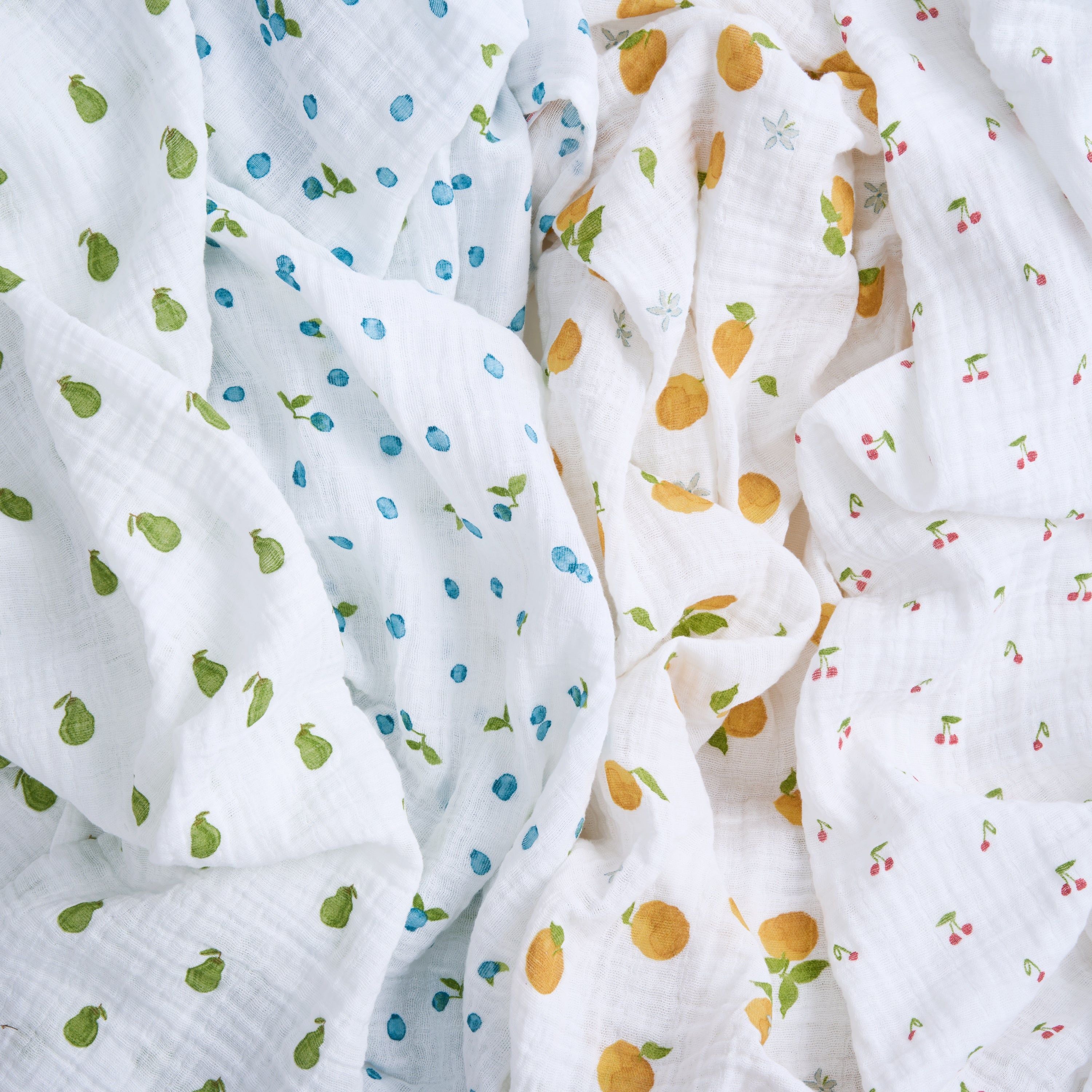 Organic Cotton Muslin Swaddle Blanket 4 Pack