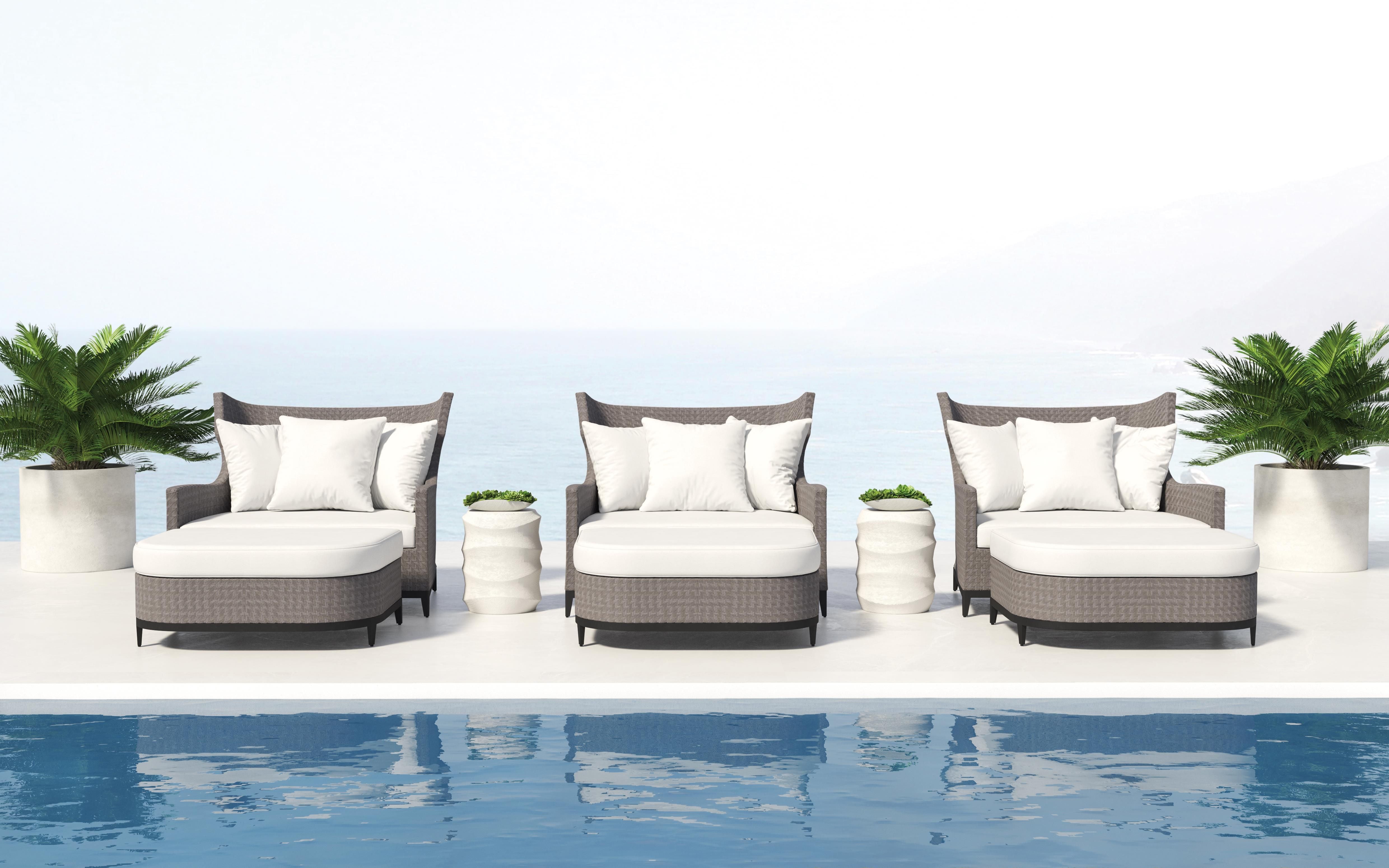 Bernhardt Captiva Outdoor Ottoman
