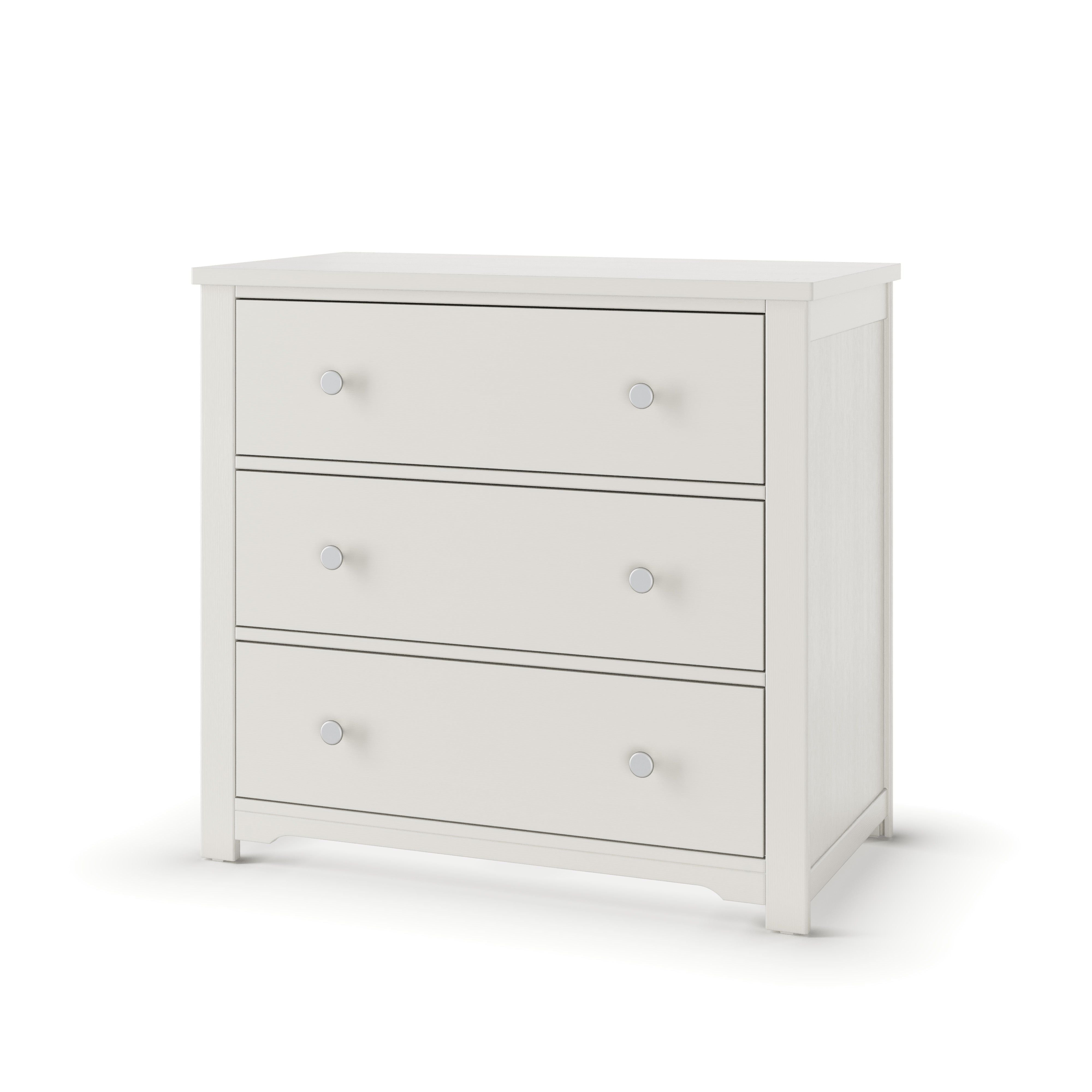Harmony 3-Drawer Dresser With Changing Table Topper, Brushed Cotton