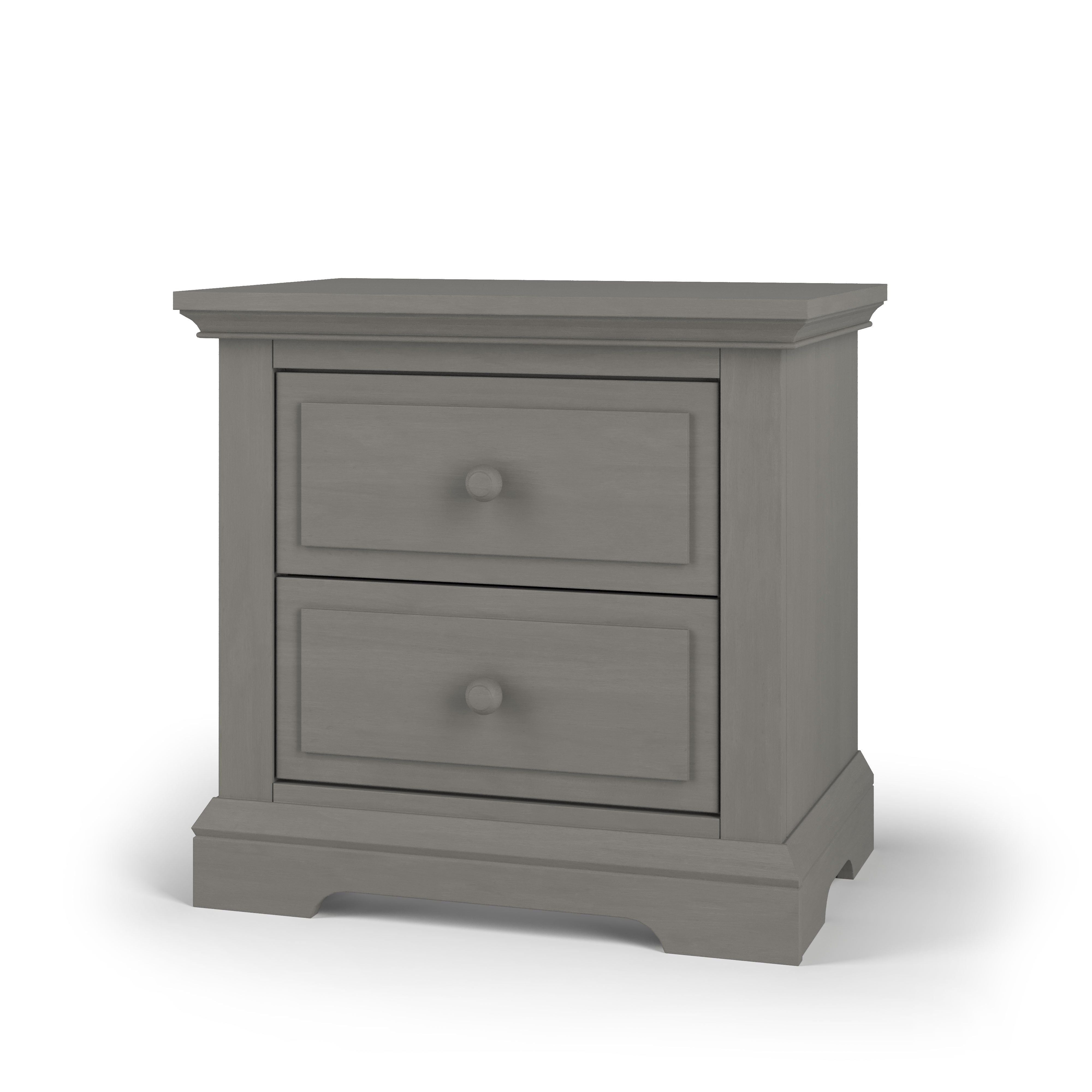 Jordyn Nightstand, Ready-to-assemble, Lunar Gray