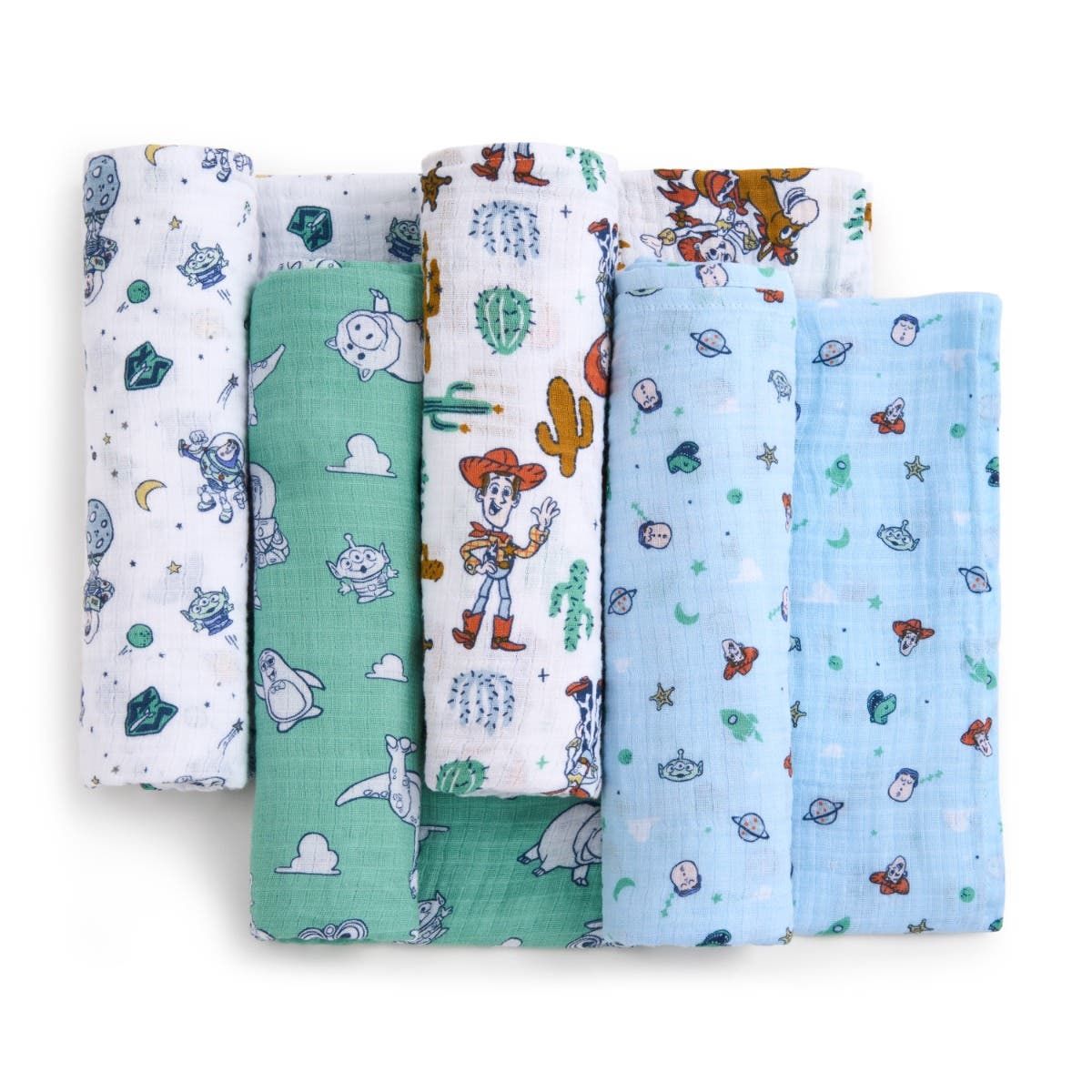 Disney™ Toy Story Essentials Cotton Muslin Swaddle Blanket 4 Pack