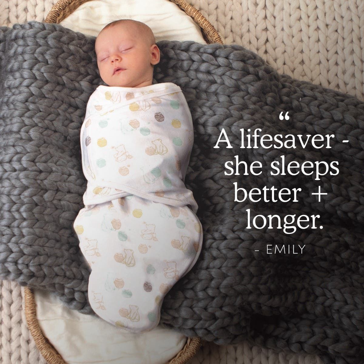 Essentials Easy Swaddle Wrap Quick Change 3 Pack Tog 1.0
