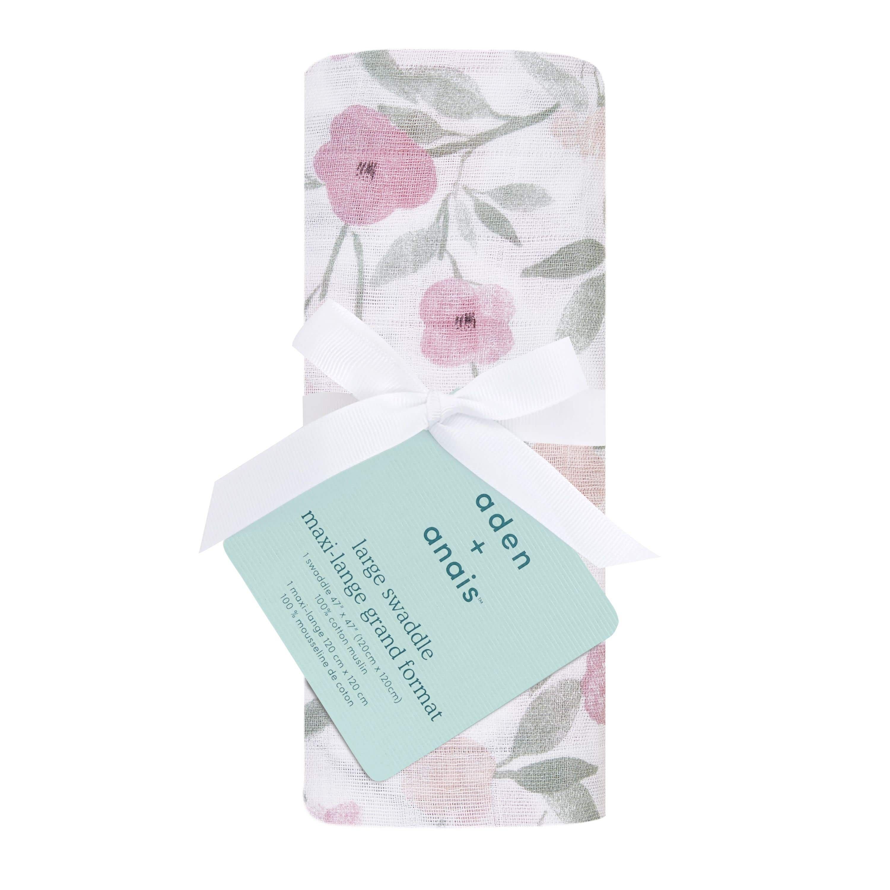Boutique 100% Cotton Muslin Swaddle Blanket