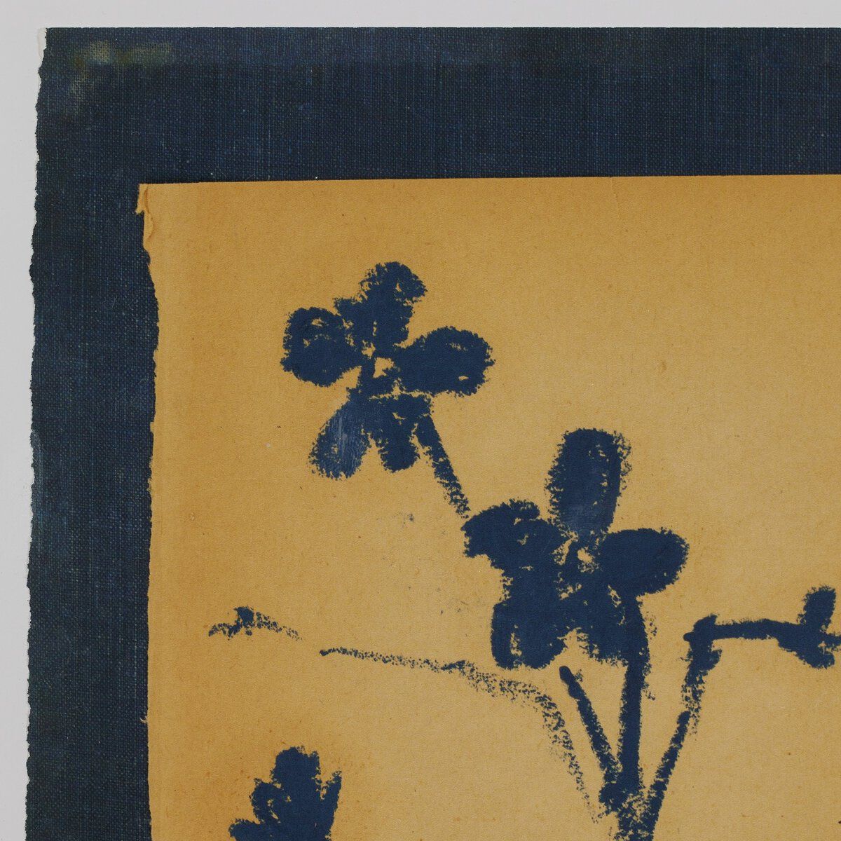 Vintage Blue Daisy By Shaina Page