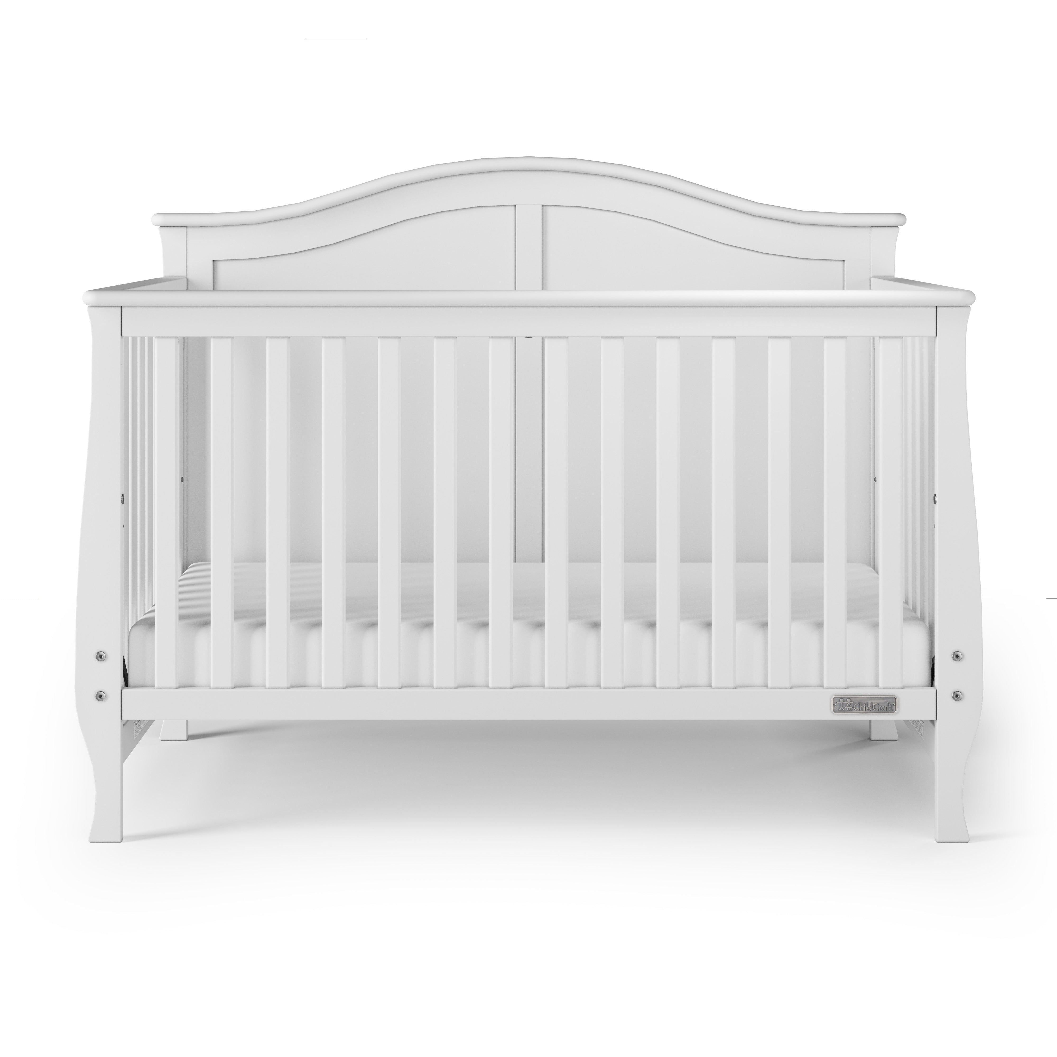 Camden 4-in-1 Convertible Crib, Matte White