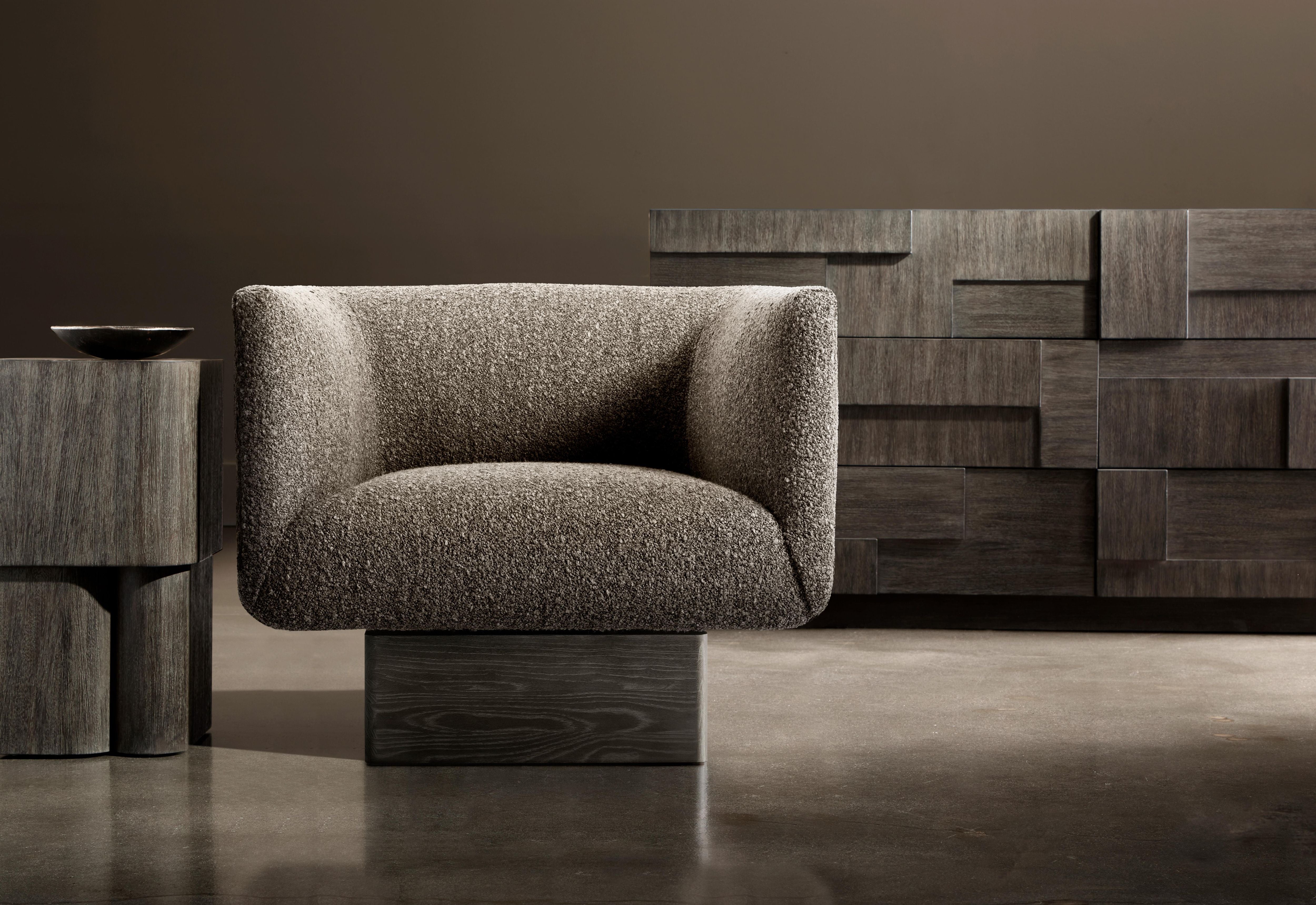 Bernhardt Marni Fabric Swivel Chair