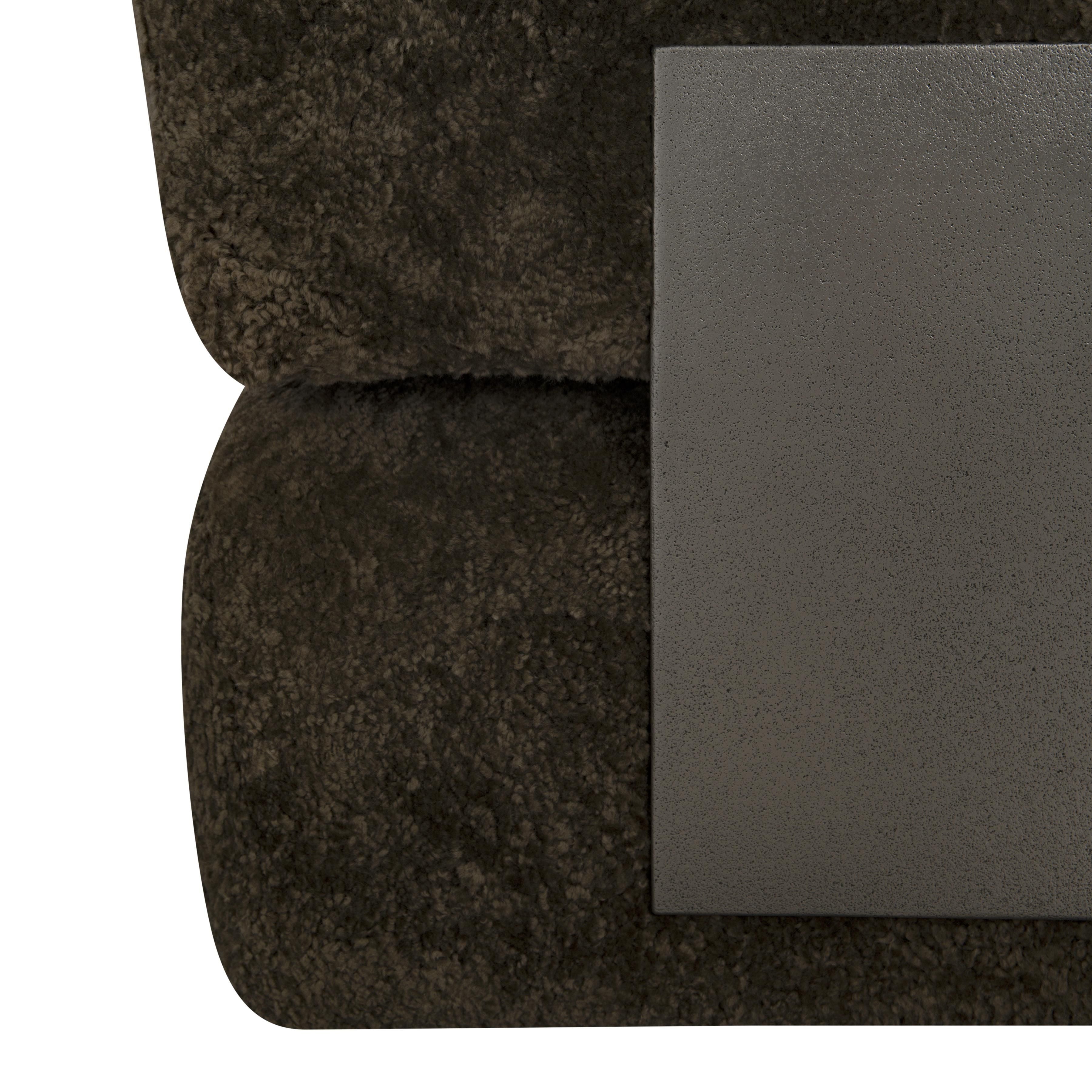 Bernhardt Paley Shearling Swivel Chair