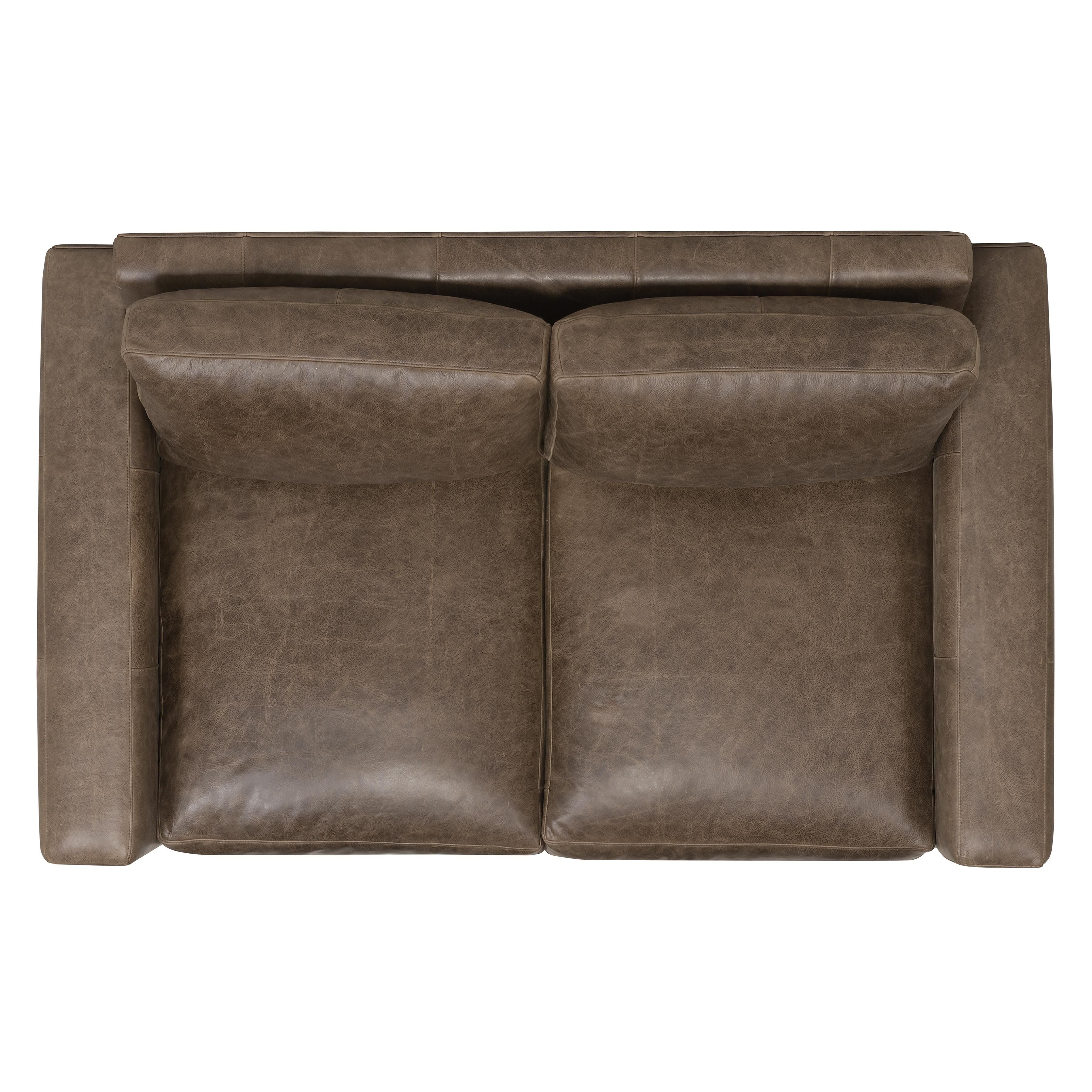Bernhardt Furniture Dawkins Leather Loveseat