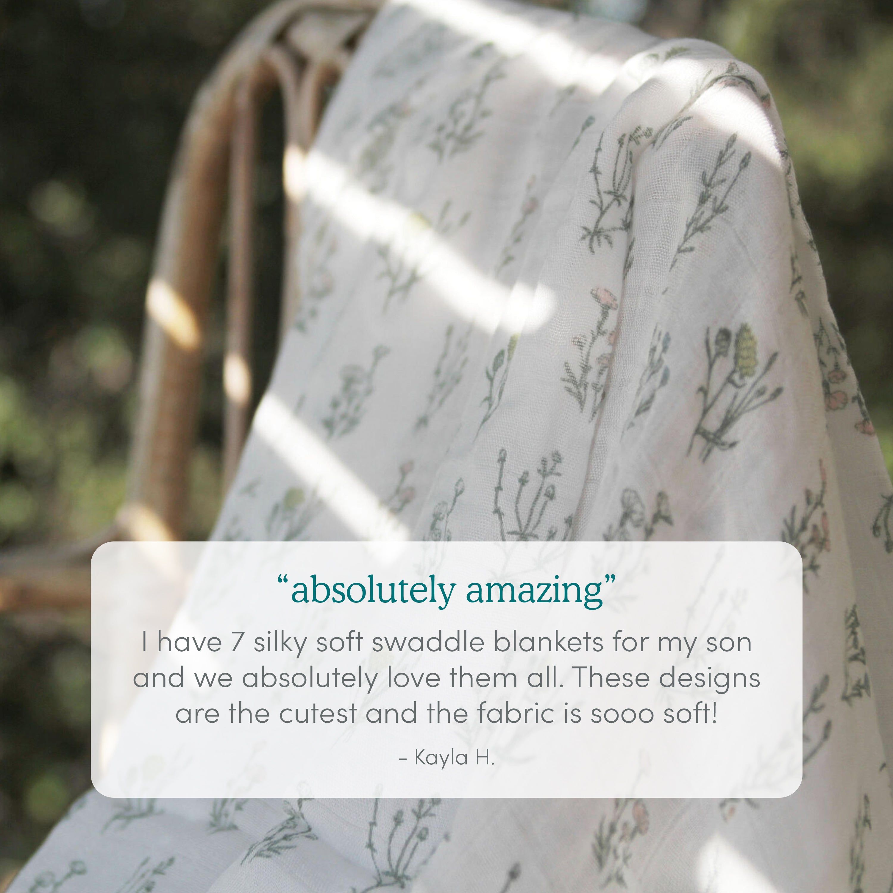 Boutique Silky Soft Swaddle Blanket 3 Pack