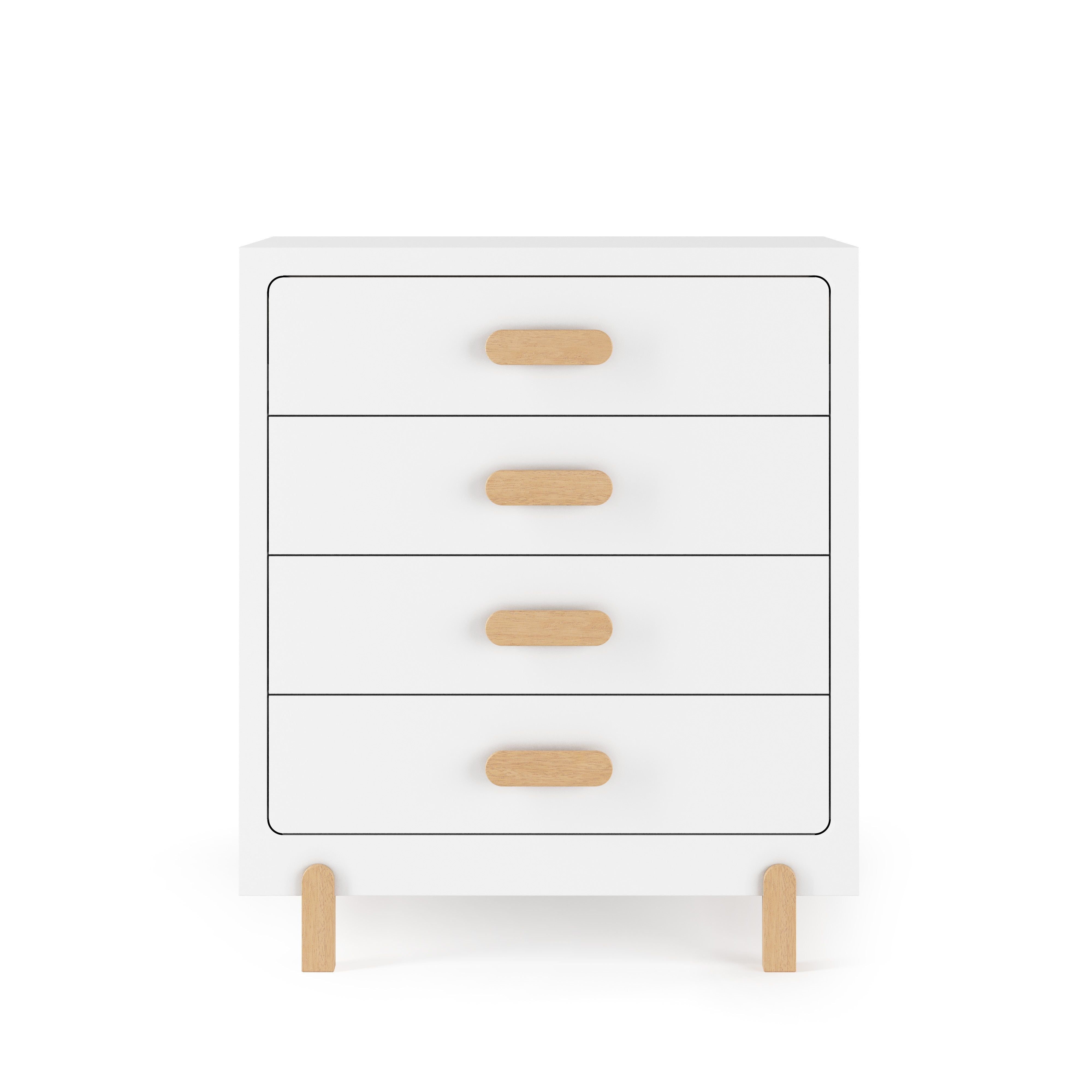 Park Heights 4-Drawer Chest - Matte White