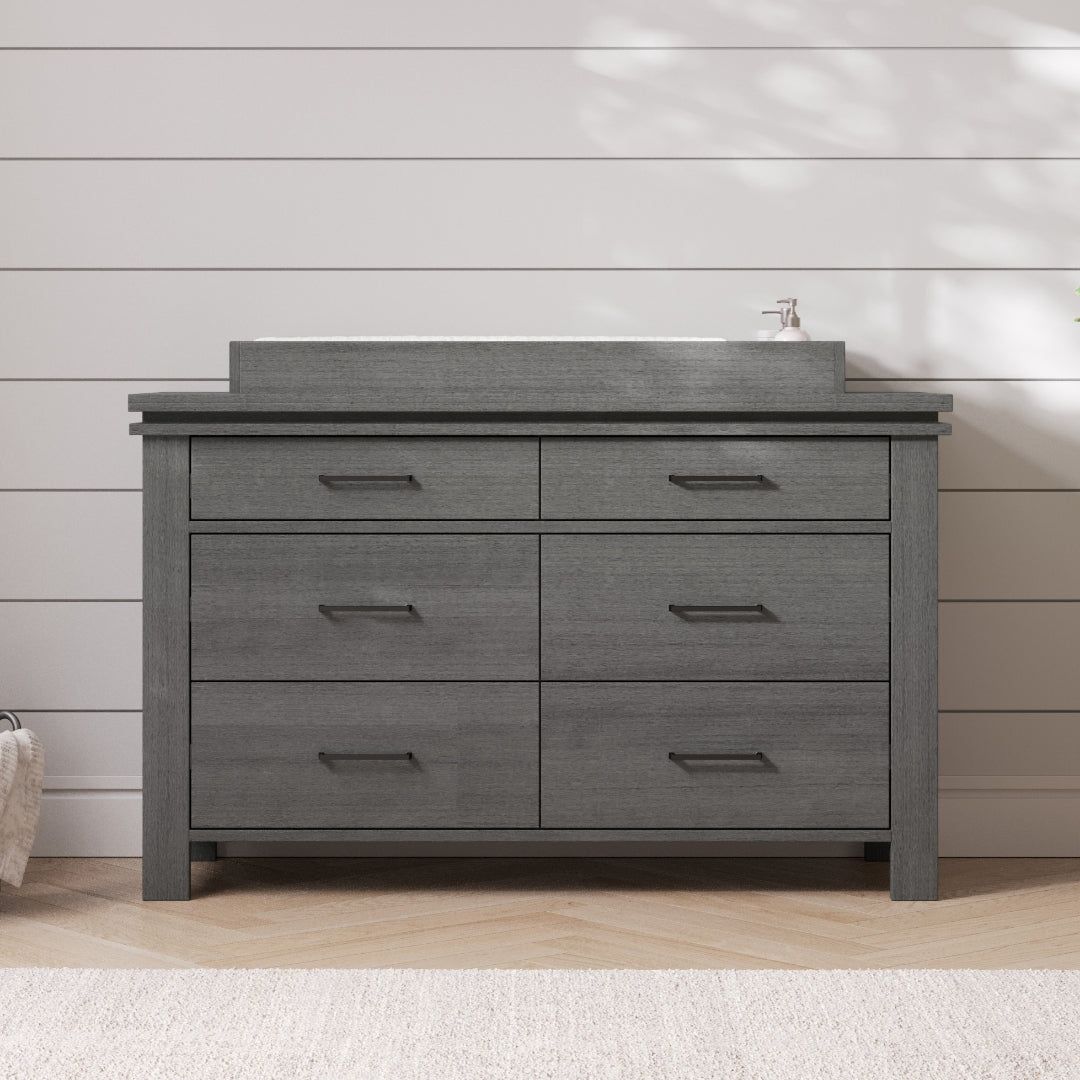 F01792 - Universal Changing Table Topper, Midnight Gray