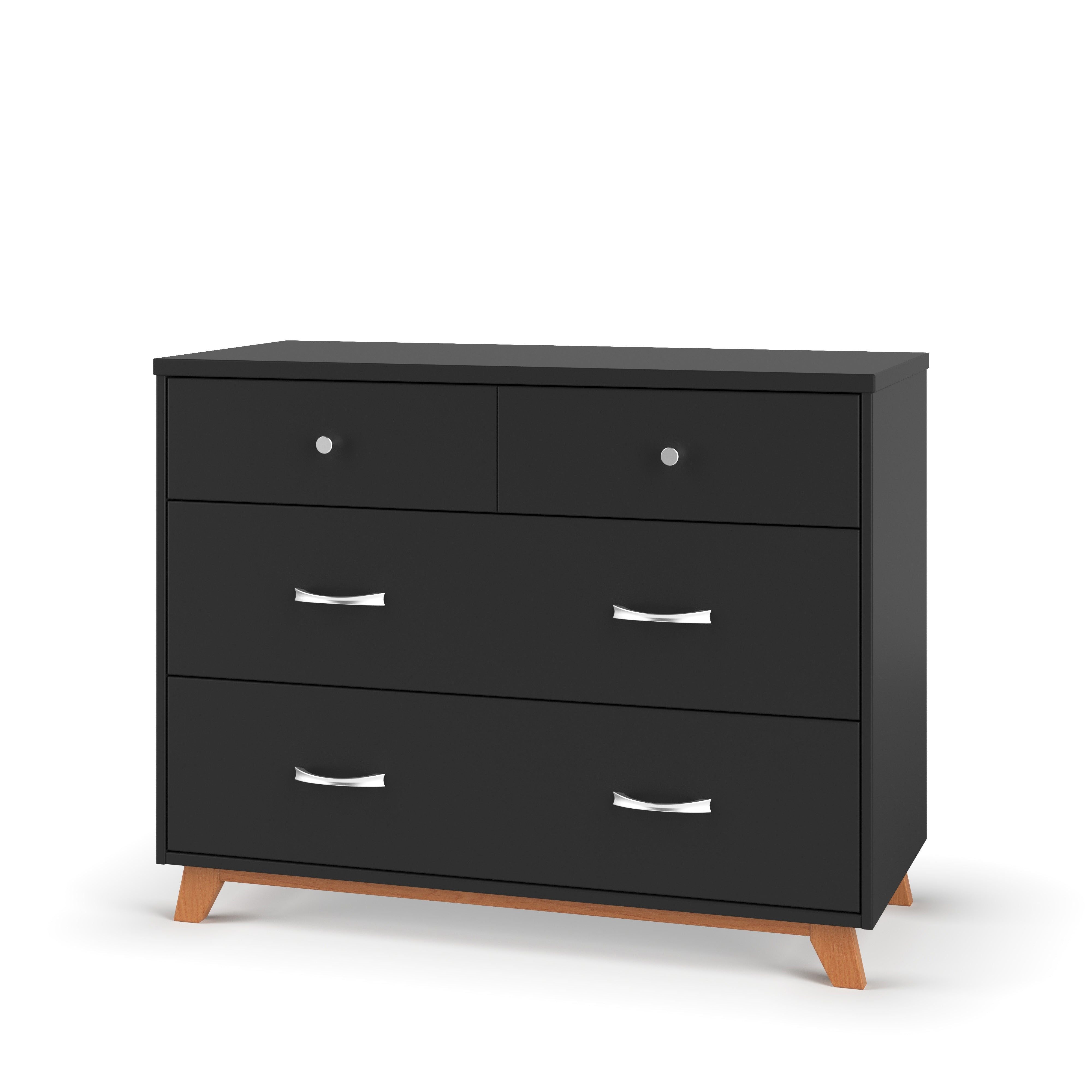 Soho 3-Drawer Dresser, Ebony