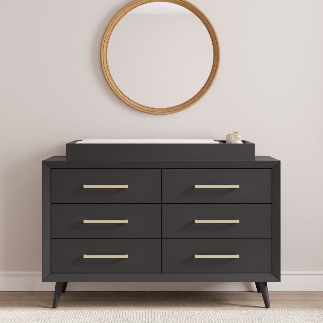 Universal Changing Table Topper, Ebony