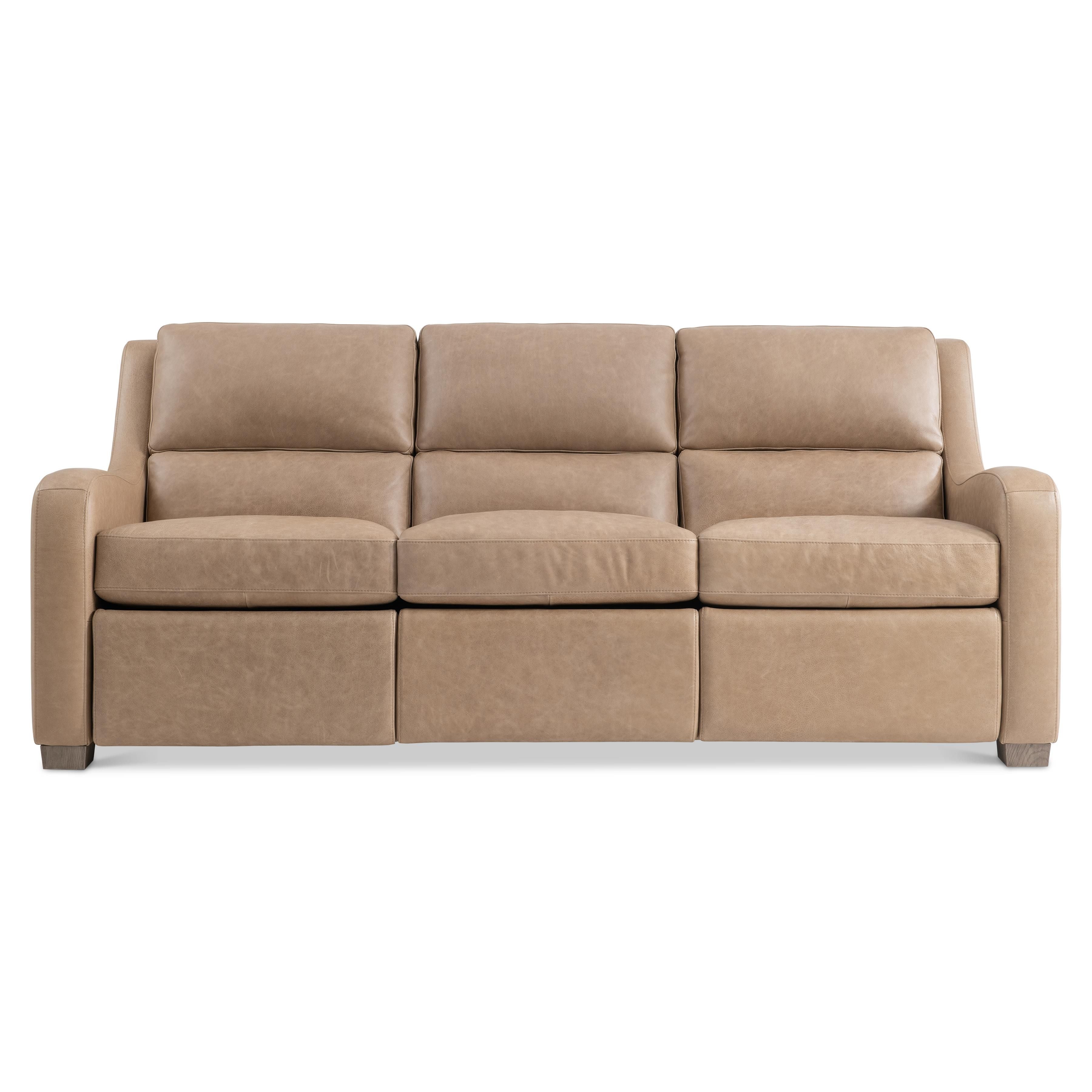 Bernhardt Furniture Ventura Leather Power Motion Sofa