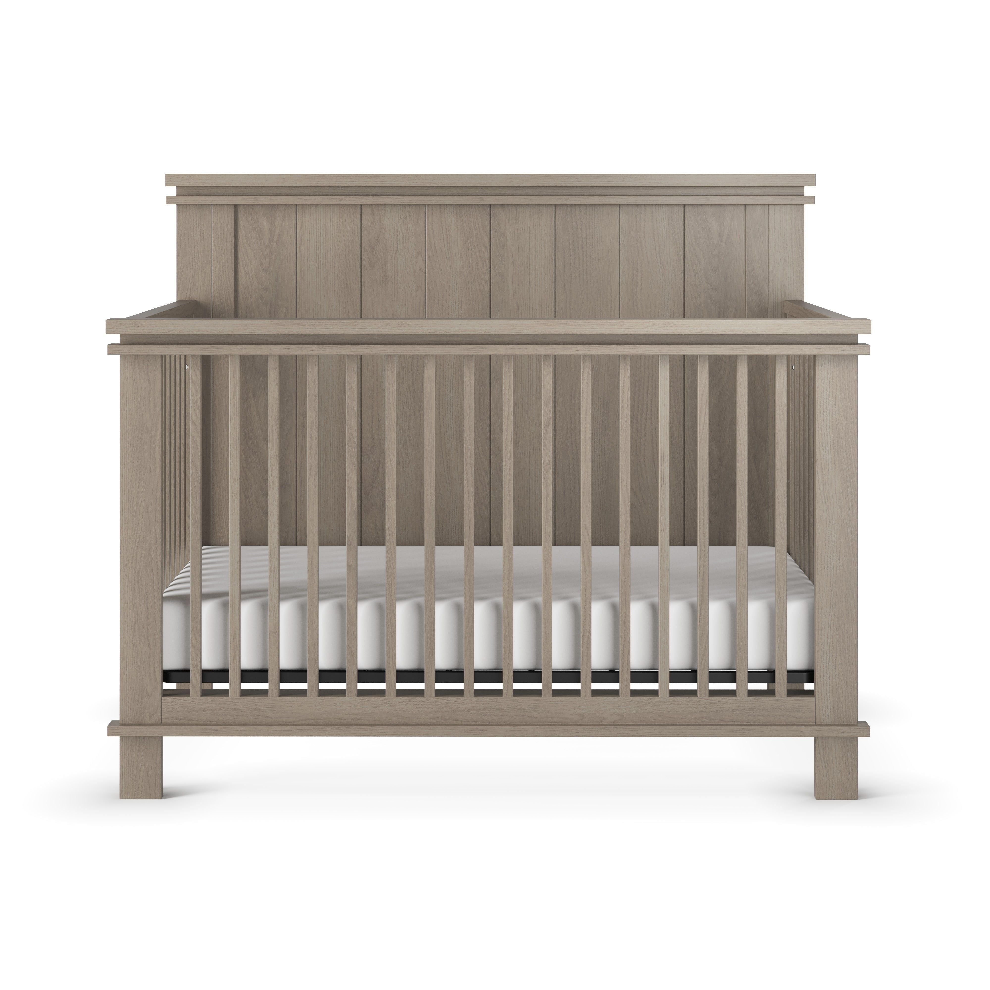 Denman 4-in-1 Convertible Crib, Crescent Gray