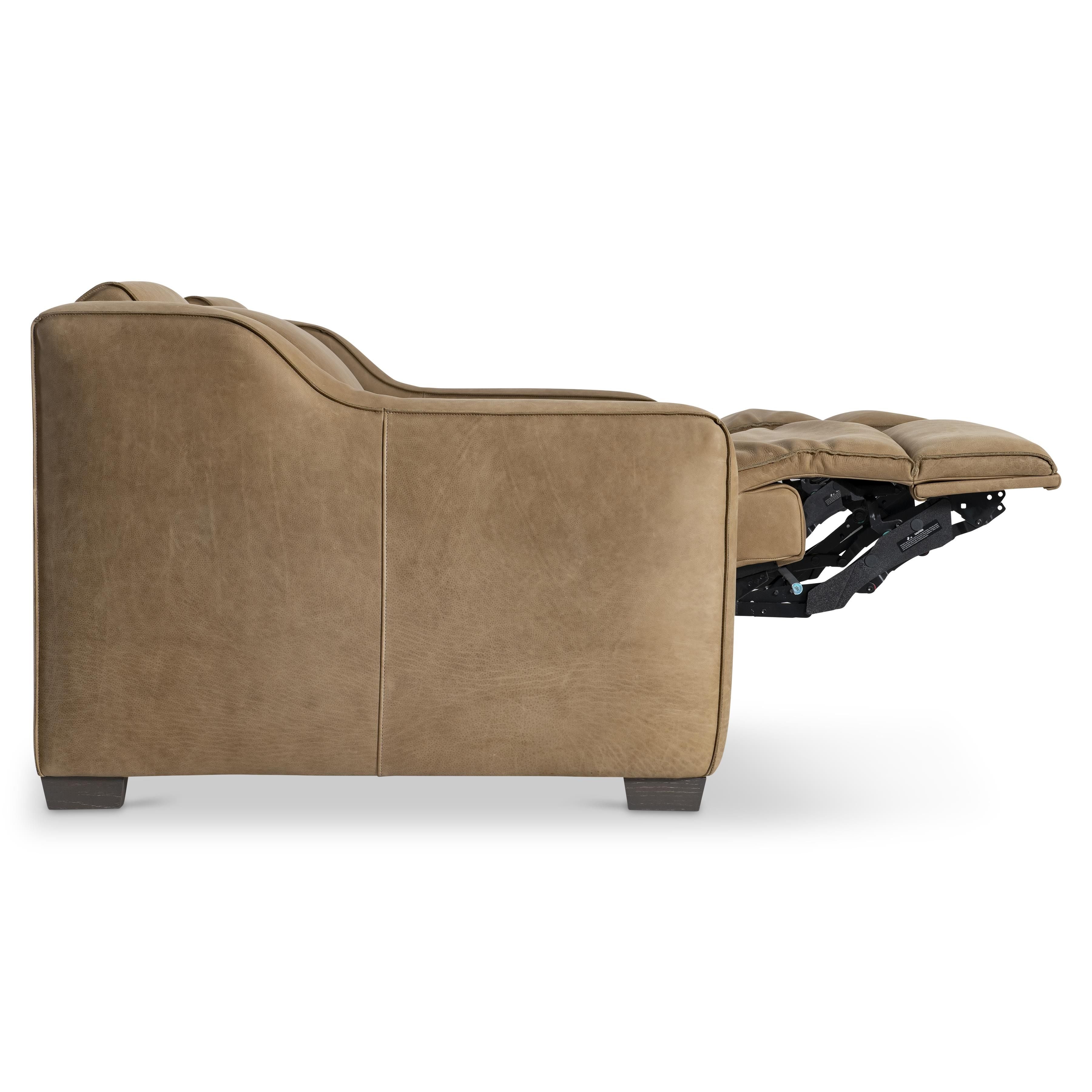 Bernhardt Flynn Leather Power Motion Sofa