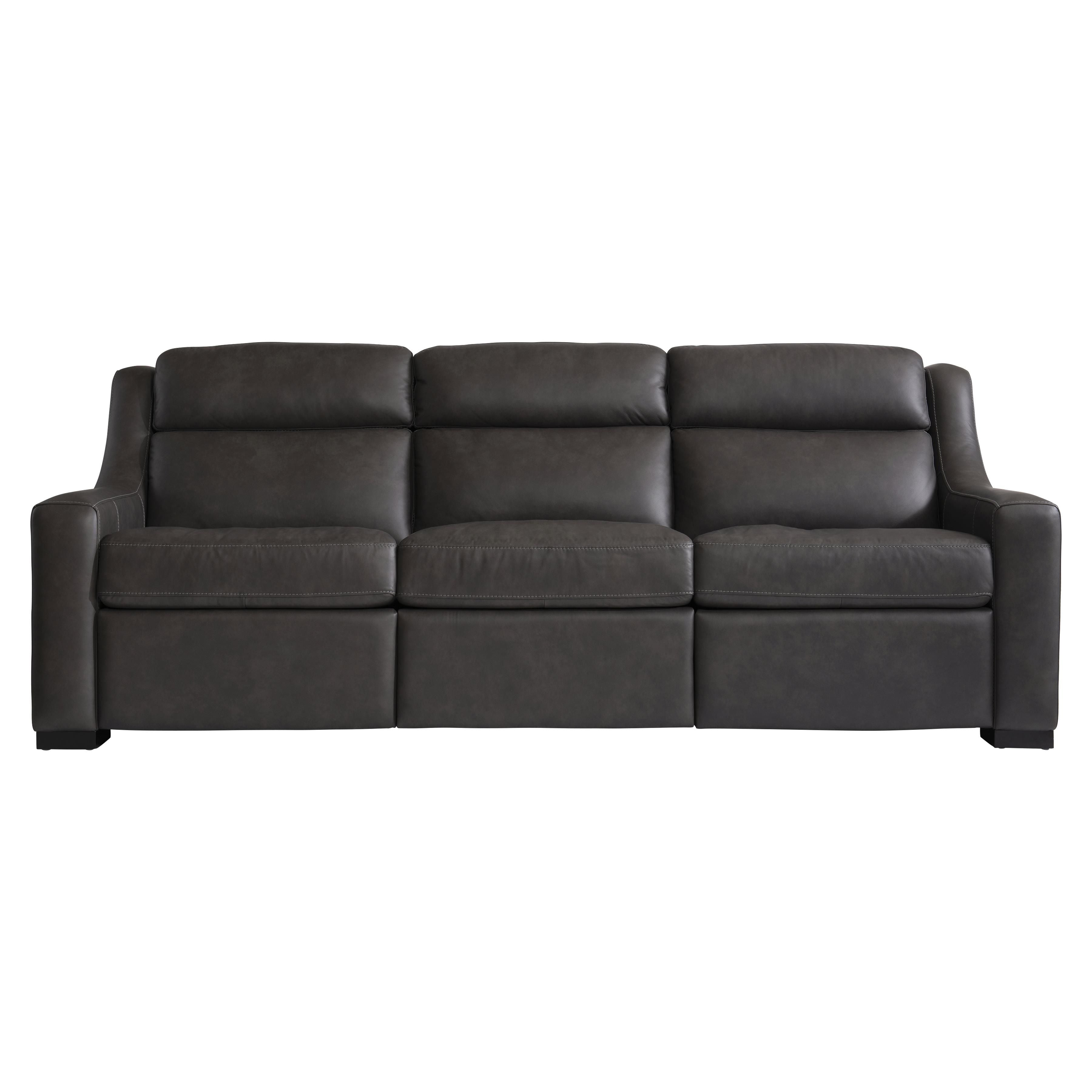 Bernhardt Germain Leather Power Motion Sofa