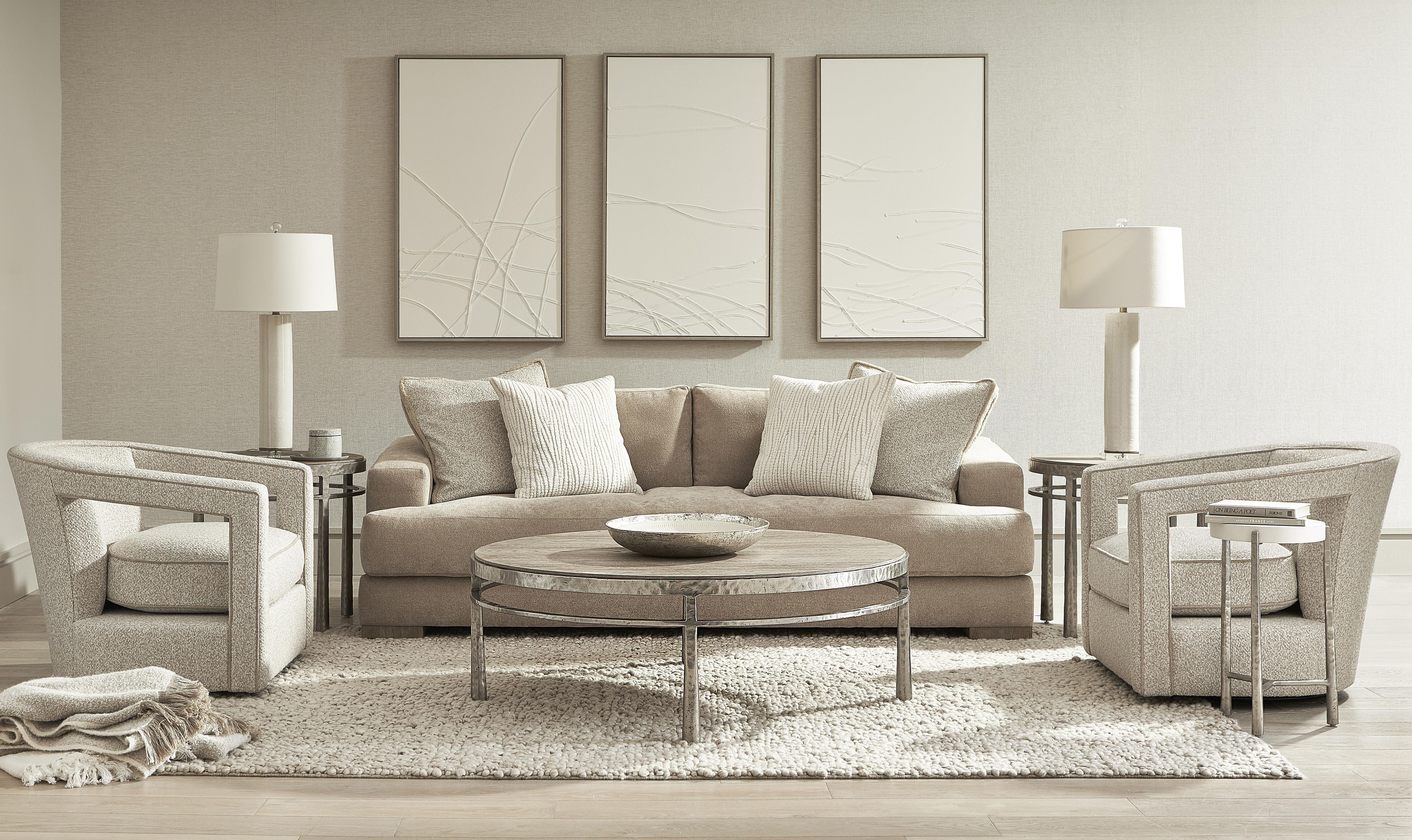 Bernhardt Furniture – Alana Fabric Swivel Chair