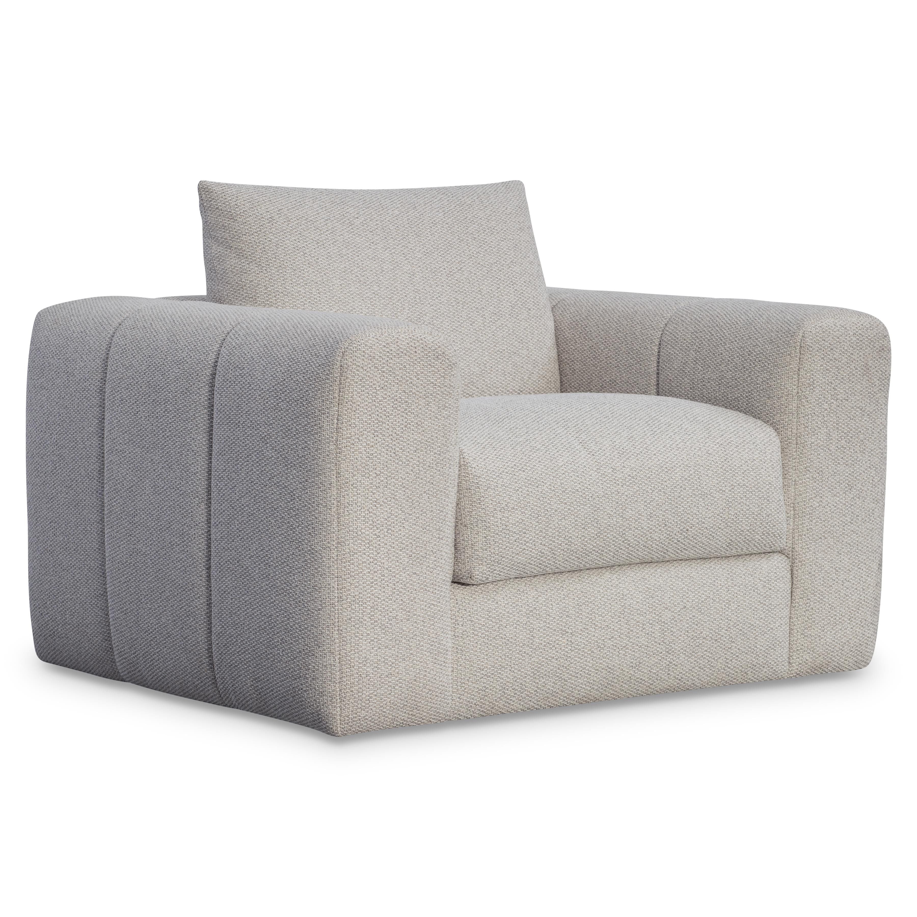 Bernhardt Furniture Vista Fabric Swivel Chair
