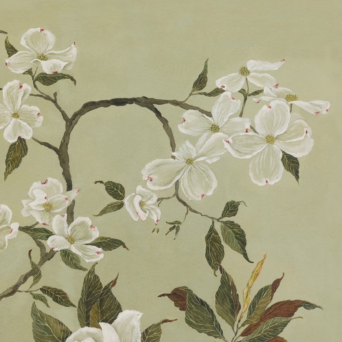 Green Chinoiserie By Laurel-dawn Latshaw