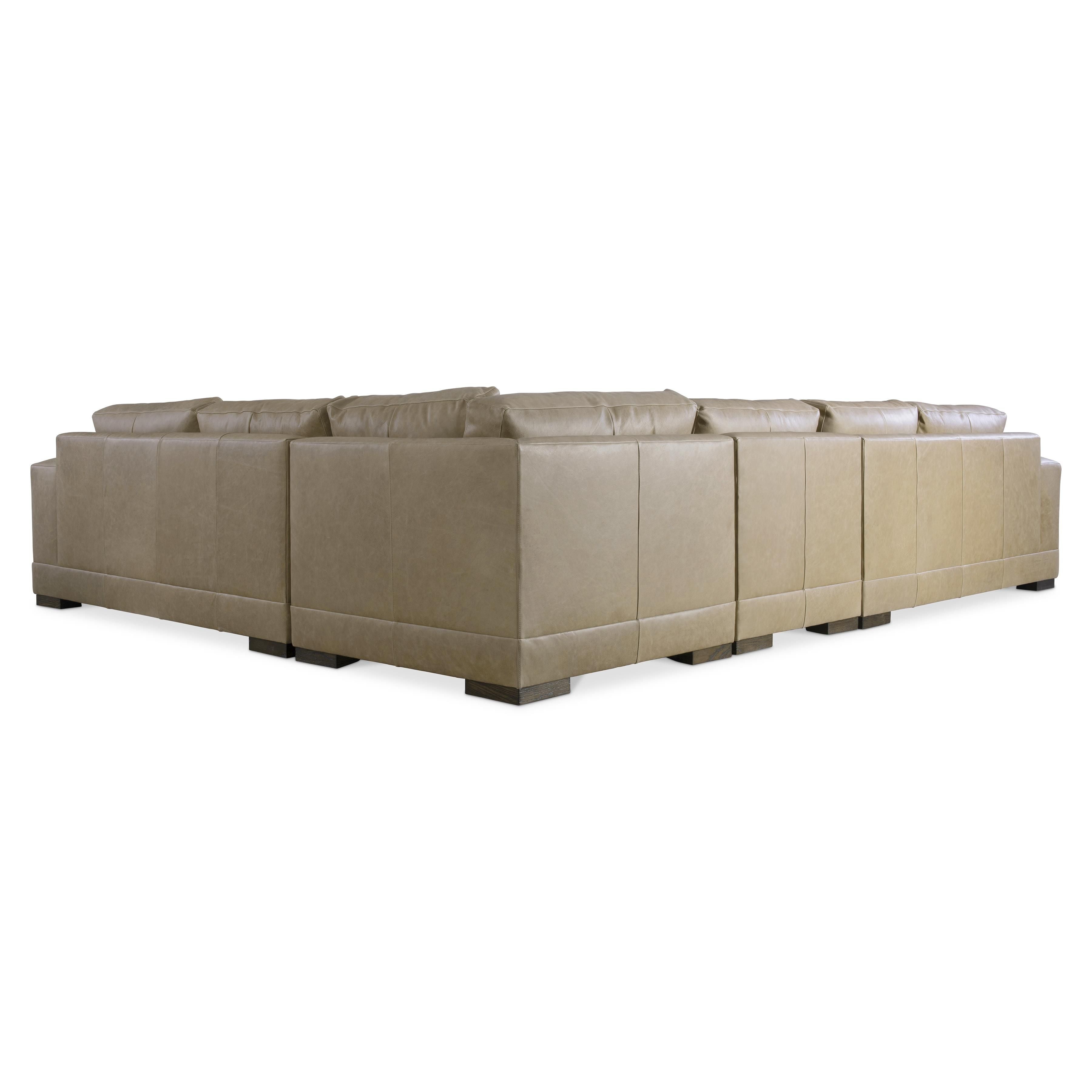 Bernhardt Furniture Lars Leather Sectional
