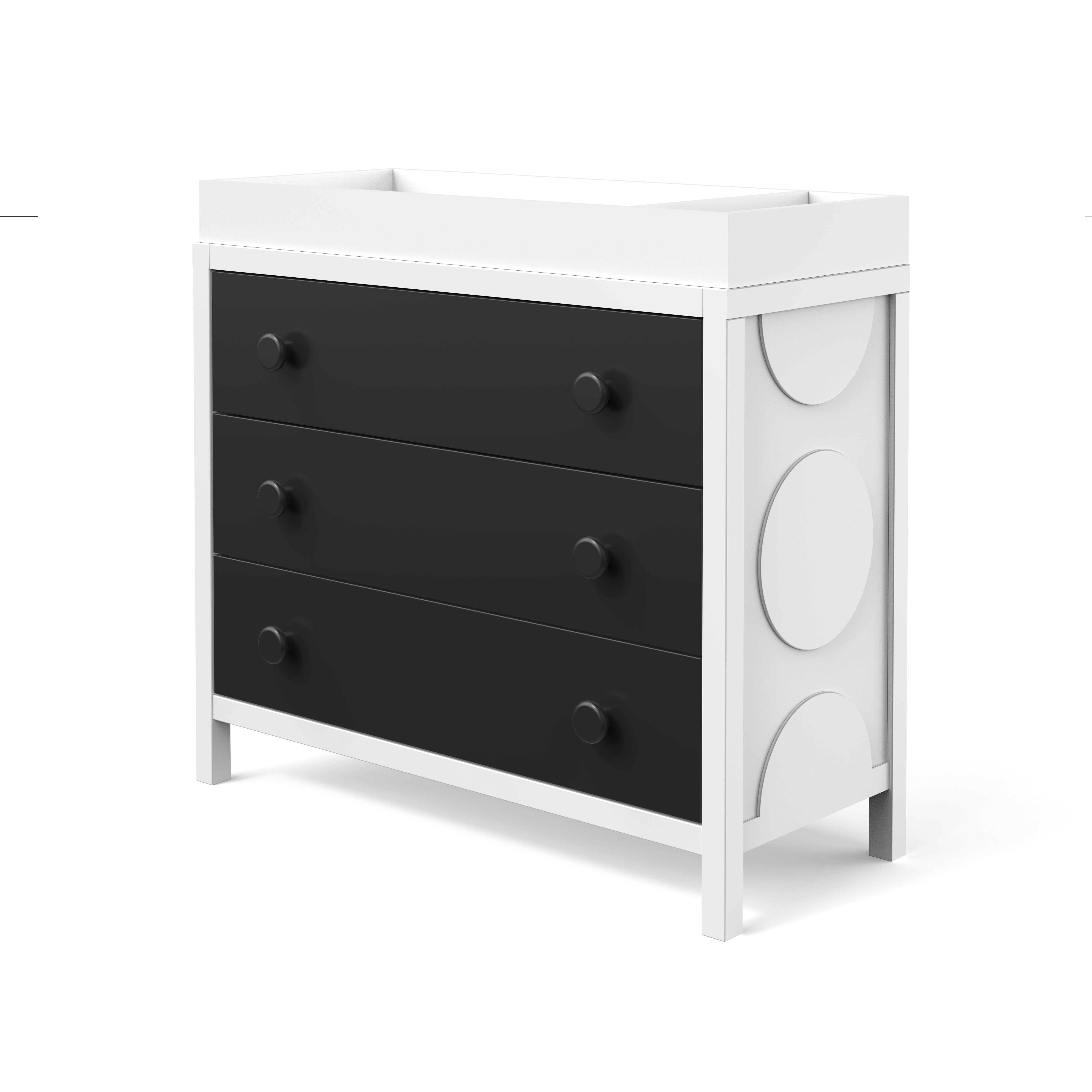 Universal Changing Table Topper Lunar Gray