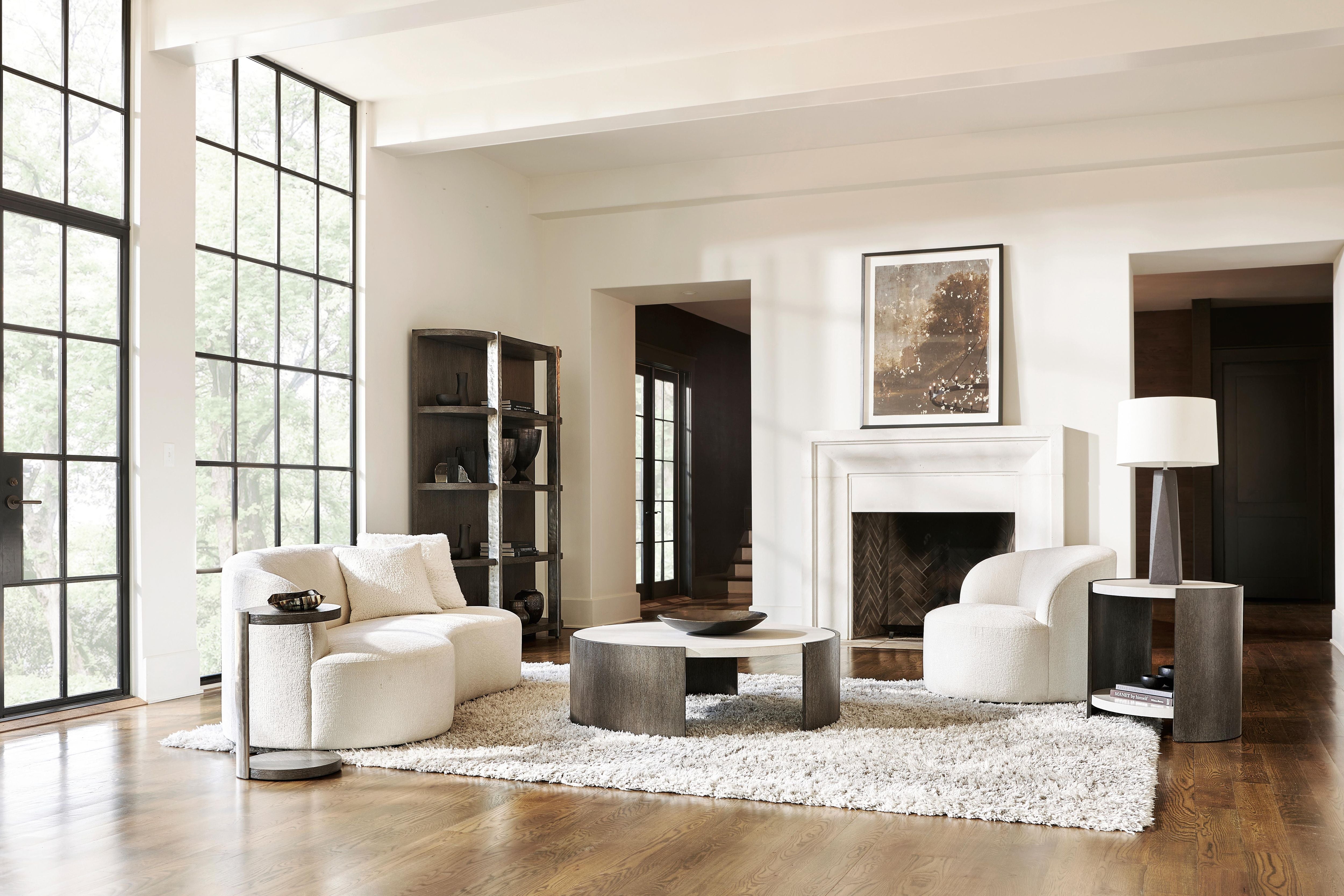 Bernhardt Furniture – Elle Fabric Swivel Chair