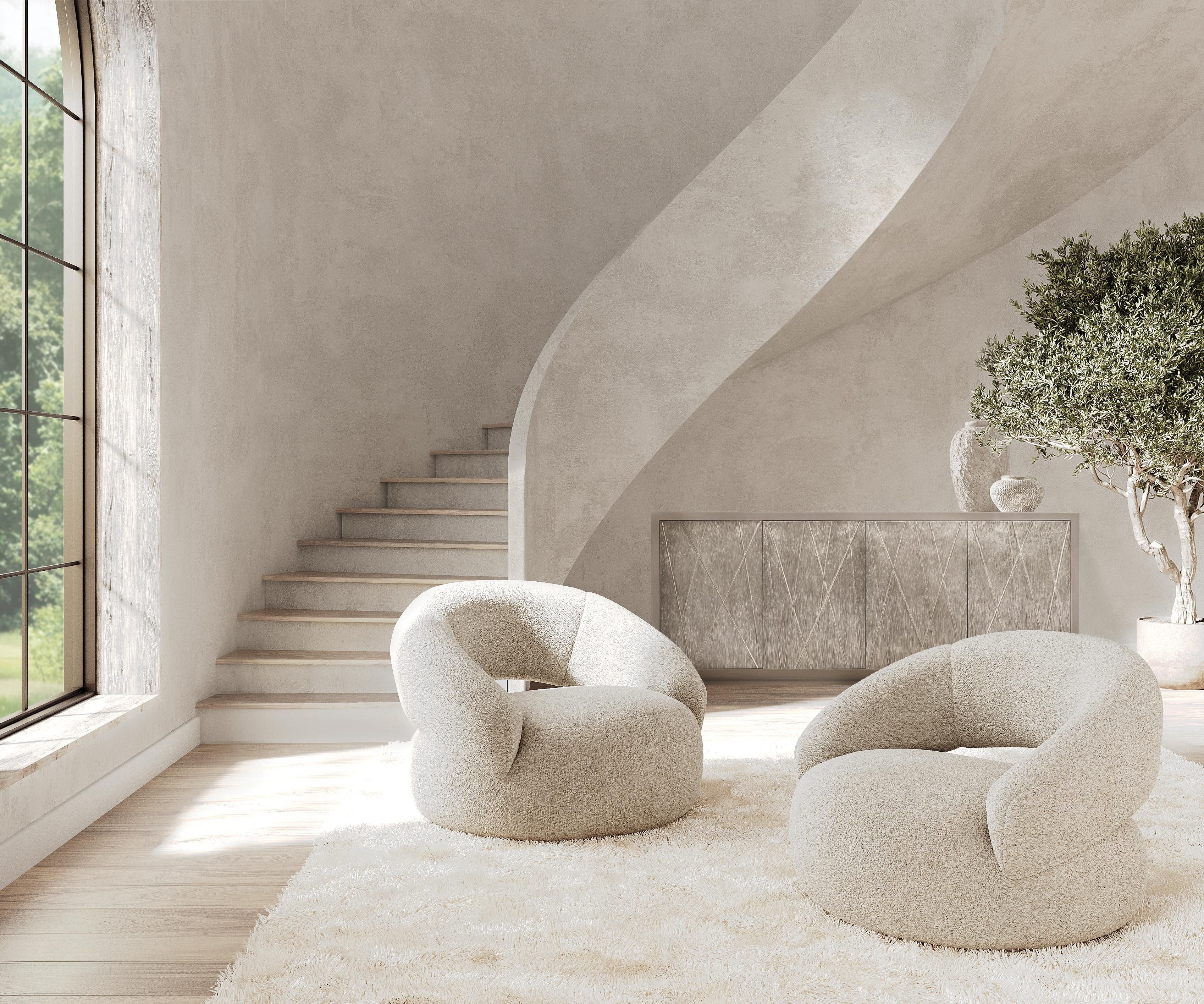 Bernhardt Furniture – Cleo Fabric Swivel Chair