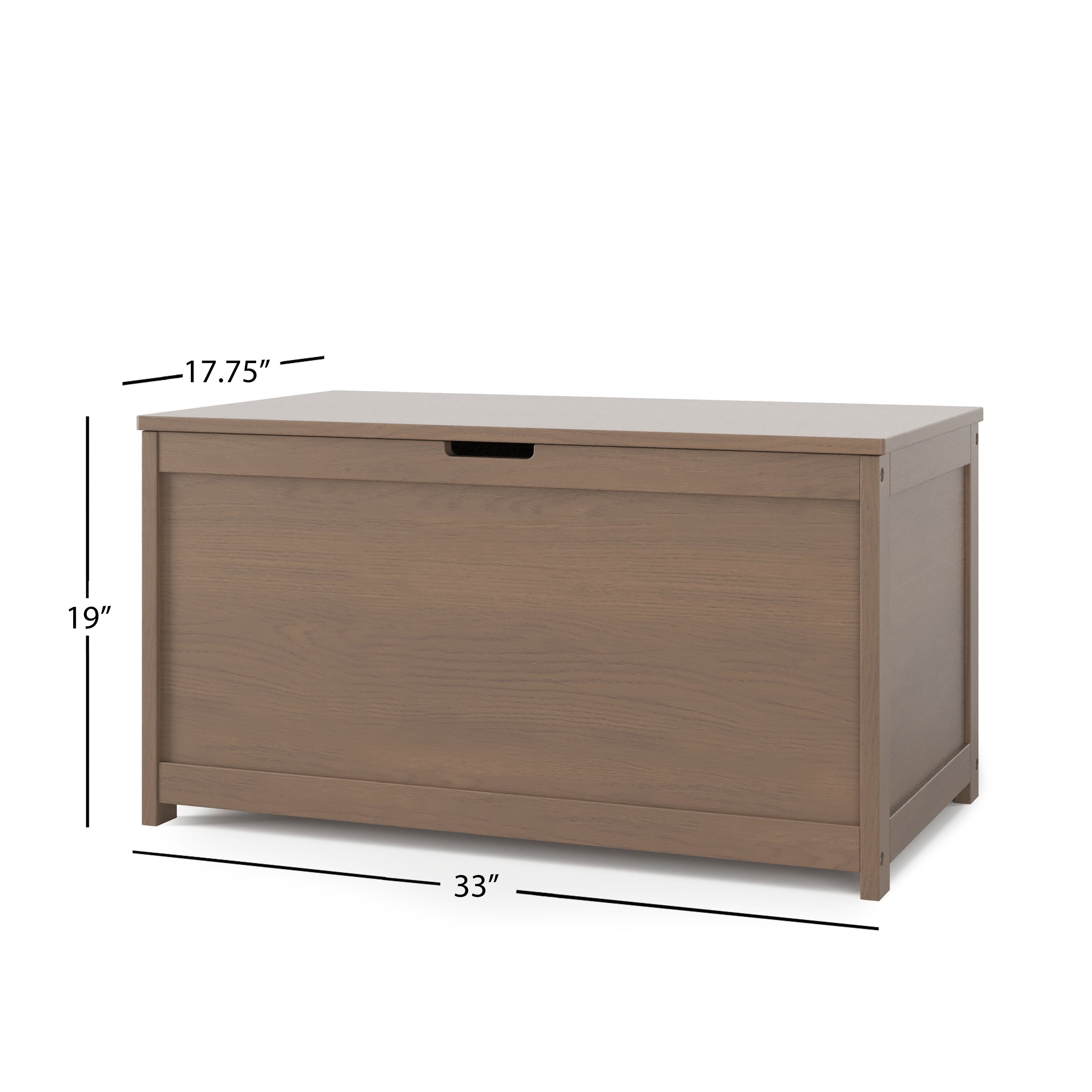 Harmony 33" Kids Toy Box, Dusty Heather