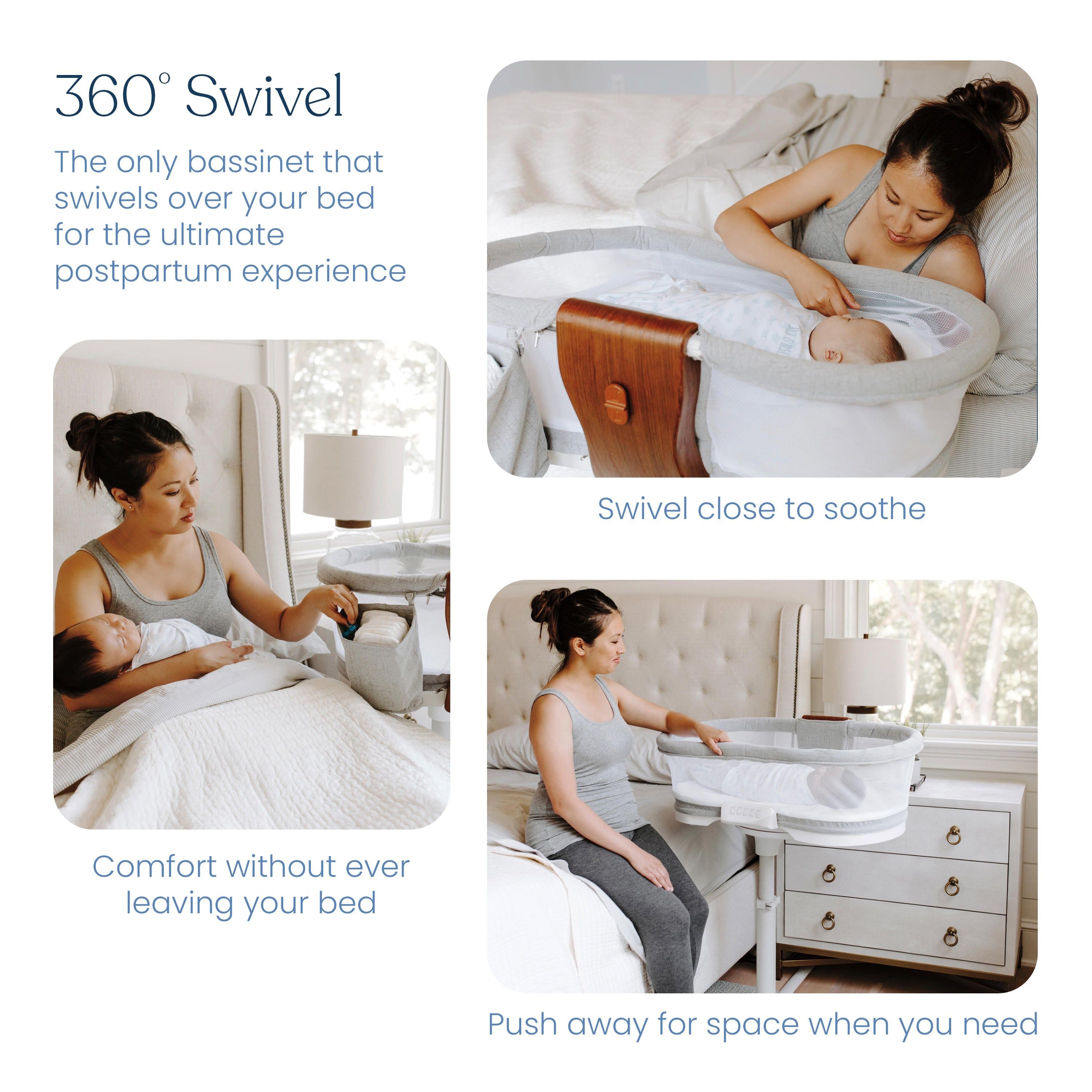 Bassinest® Luxe Swivel Sleeper Bassinet