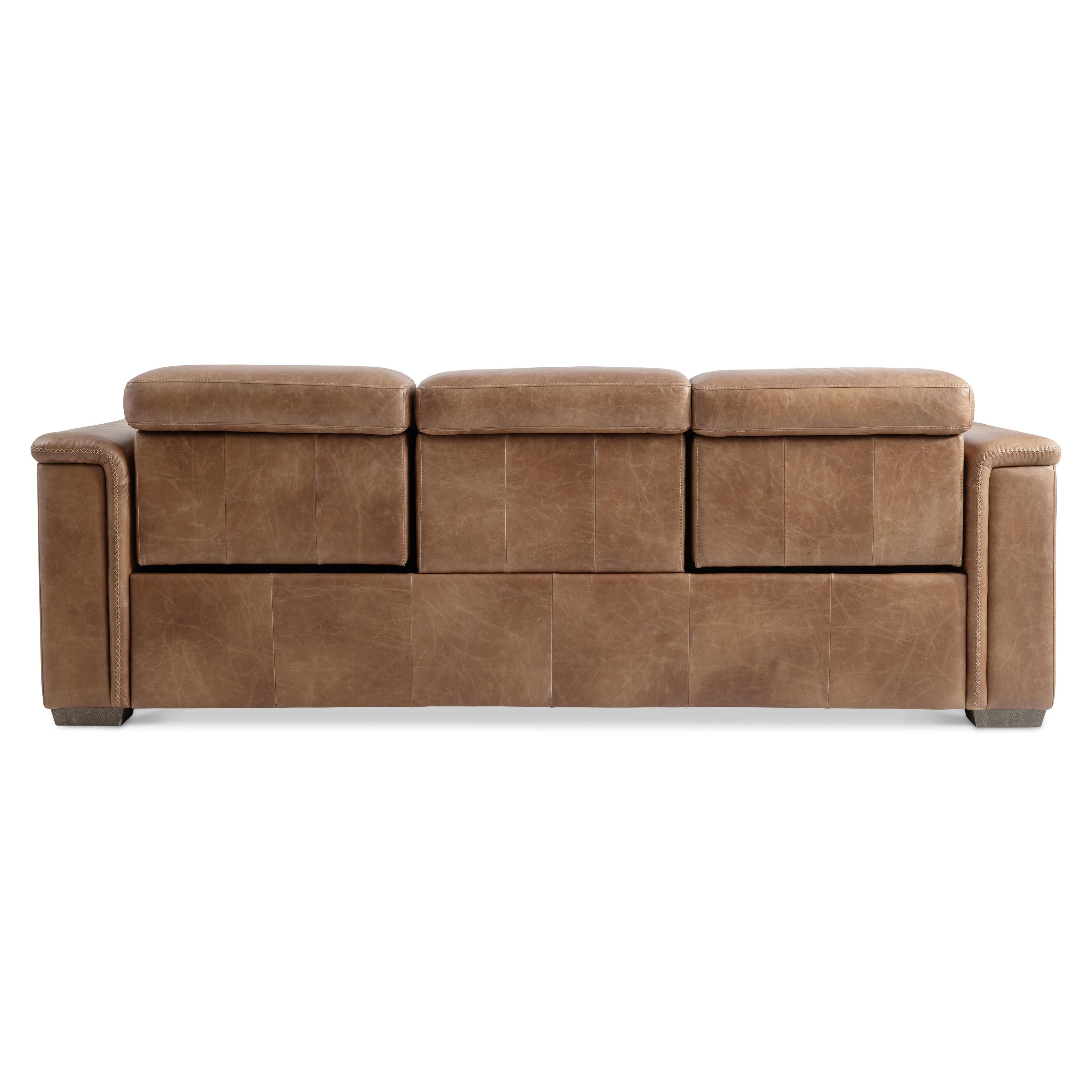 Bernhardt Furniture Lioni Leather Power Motion Sofa