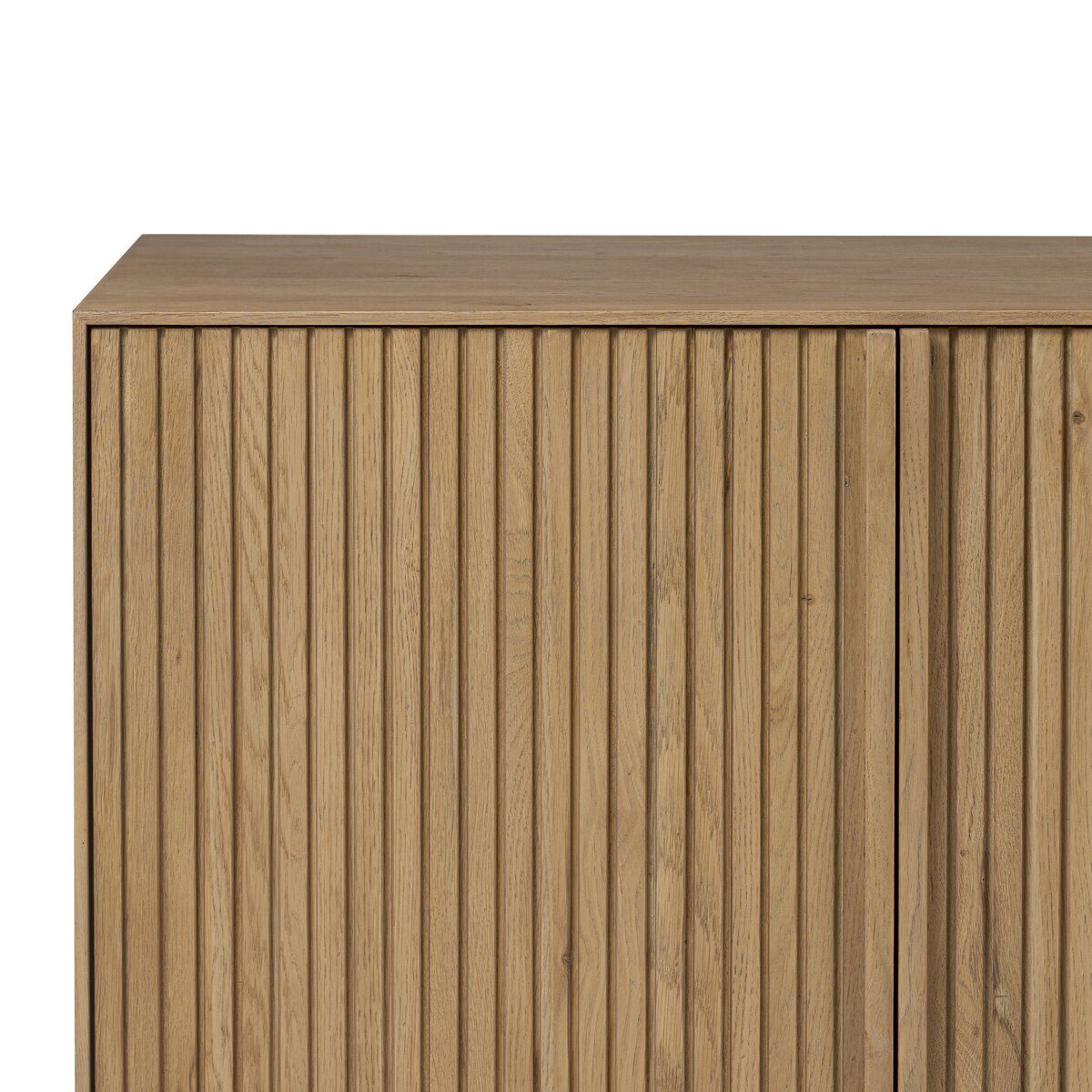 Leo Sideboard Solid Oak Midcentury Modern Furniture by Four Hands