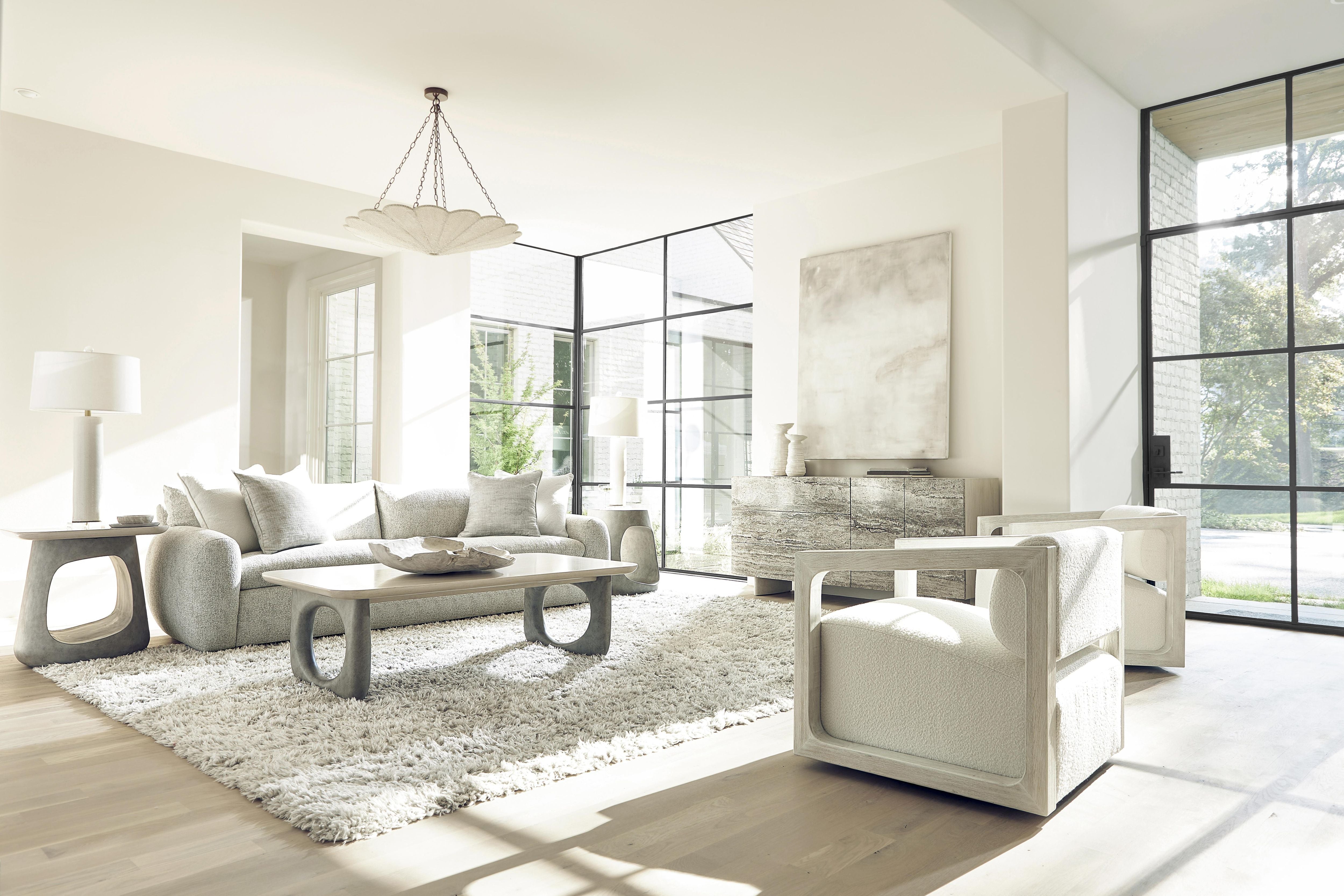 Bernhardt Furniture – Mica Fabric Swivel Chair