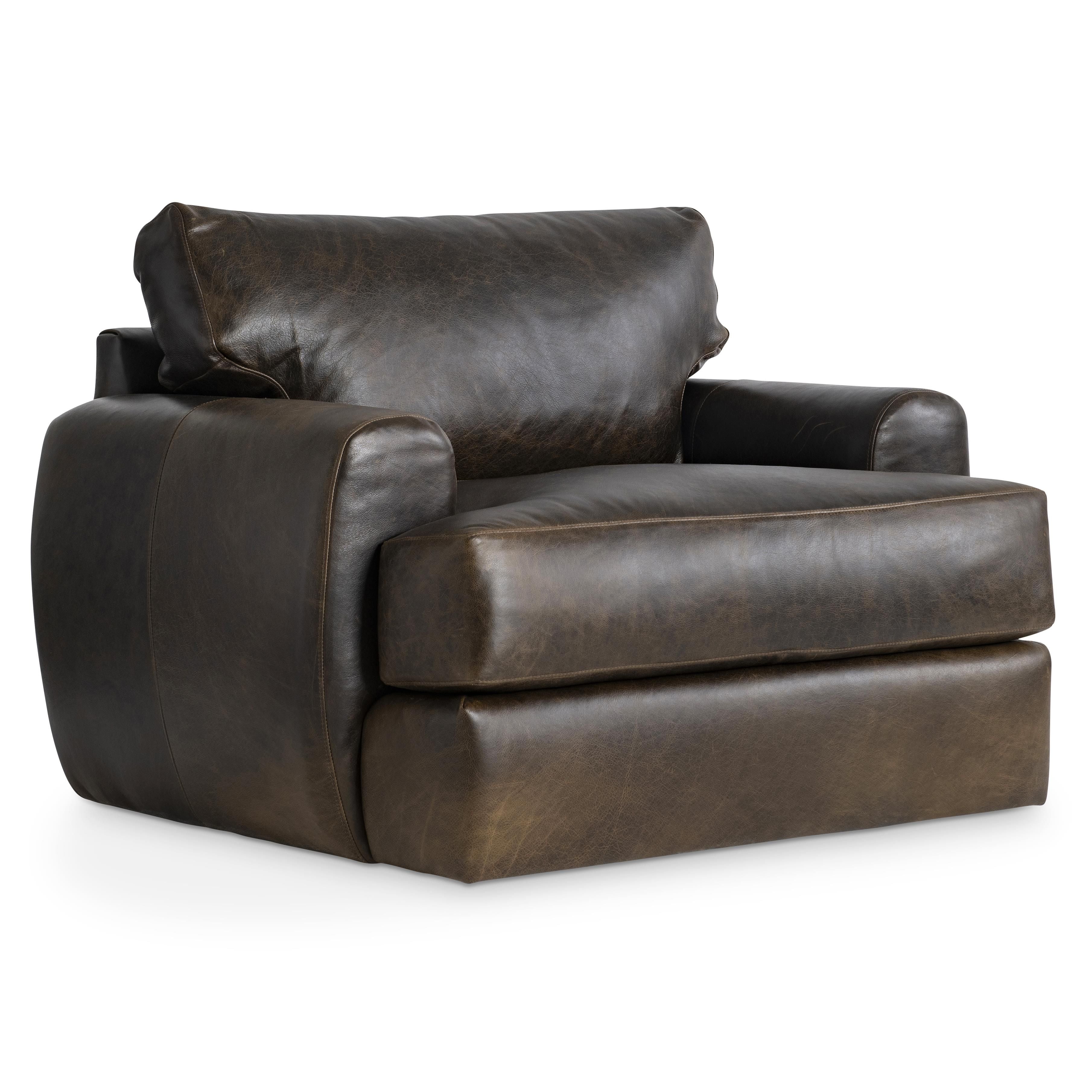 Bernhardt Furniture – Cameron Leather Swivel Chair
