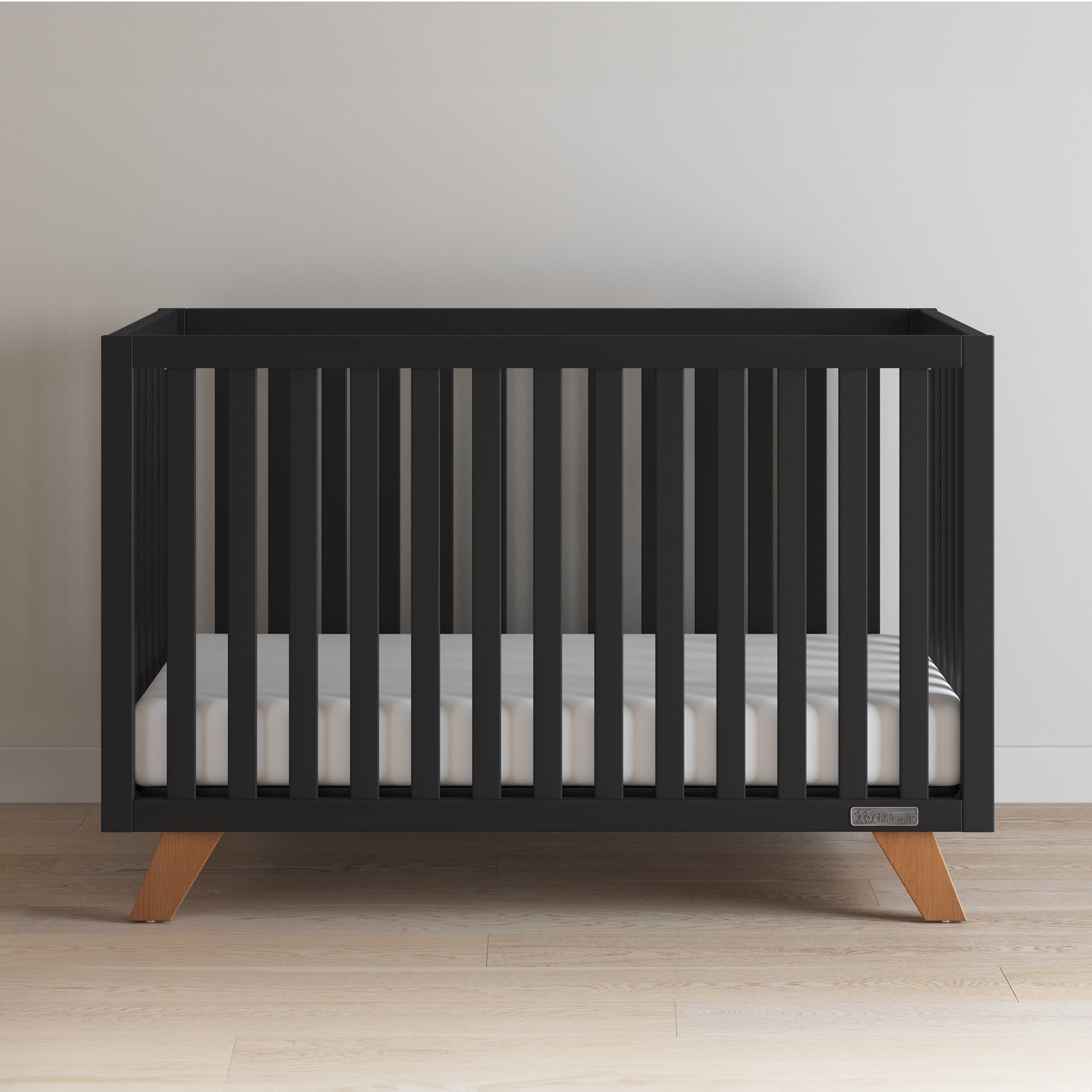 Soho 4-in-1 Convertible Crib, Ebony