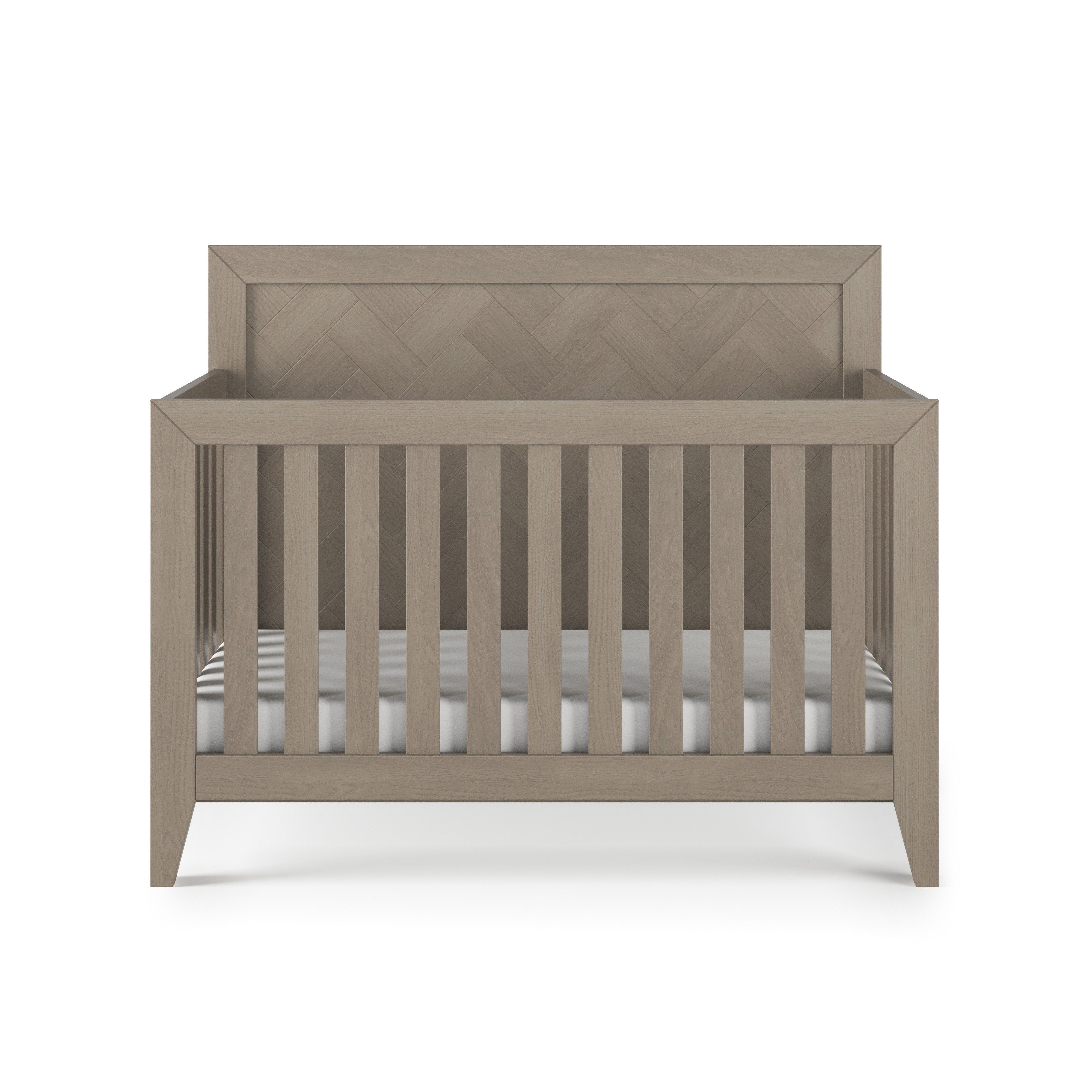 Kieran 4-in-1 Convertible Crib, Crescent Gray