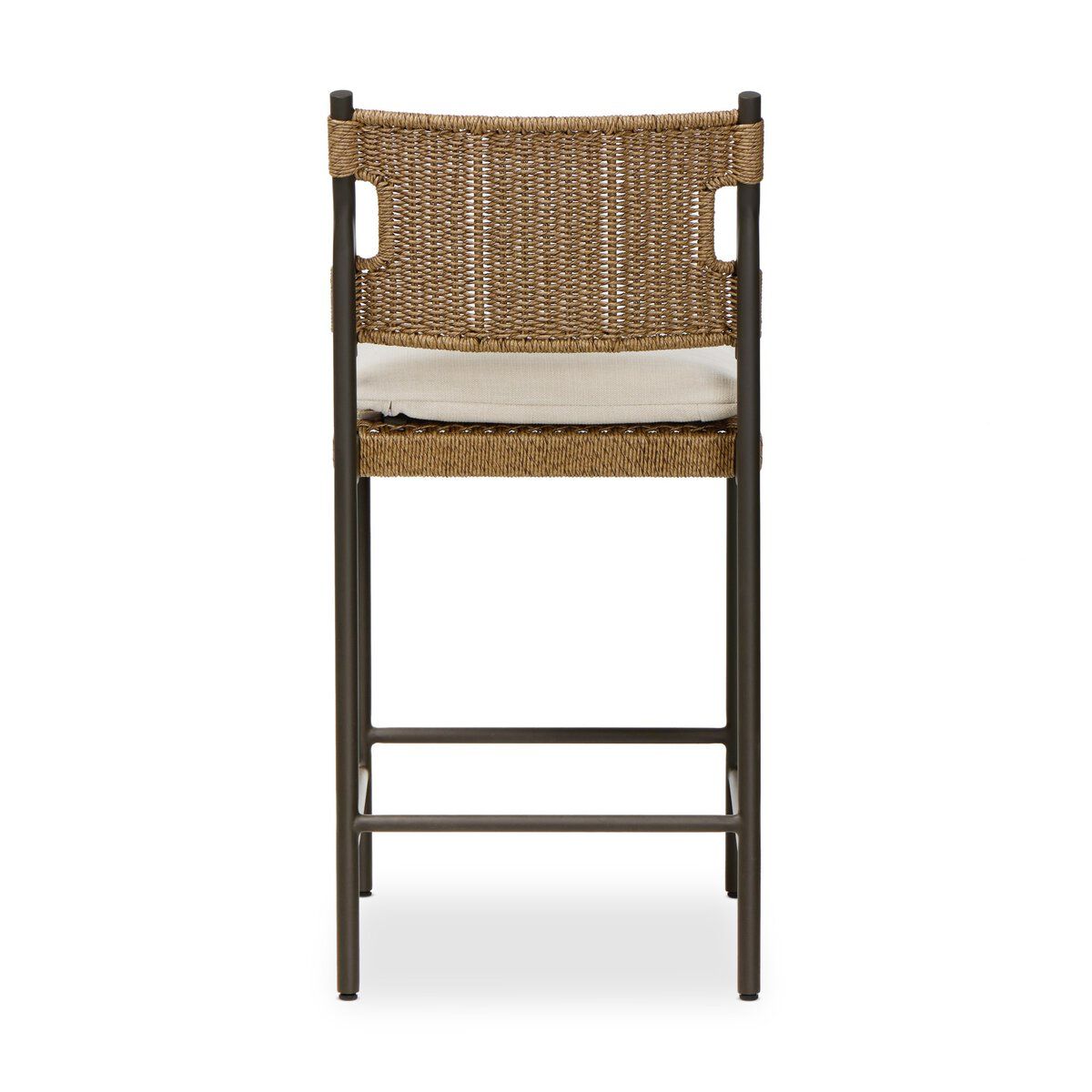 Miller Outdoor Woven Bar + Counter Stool