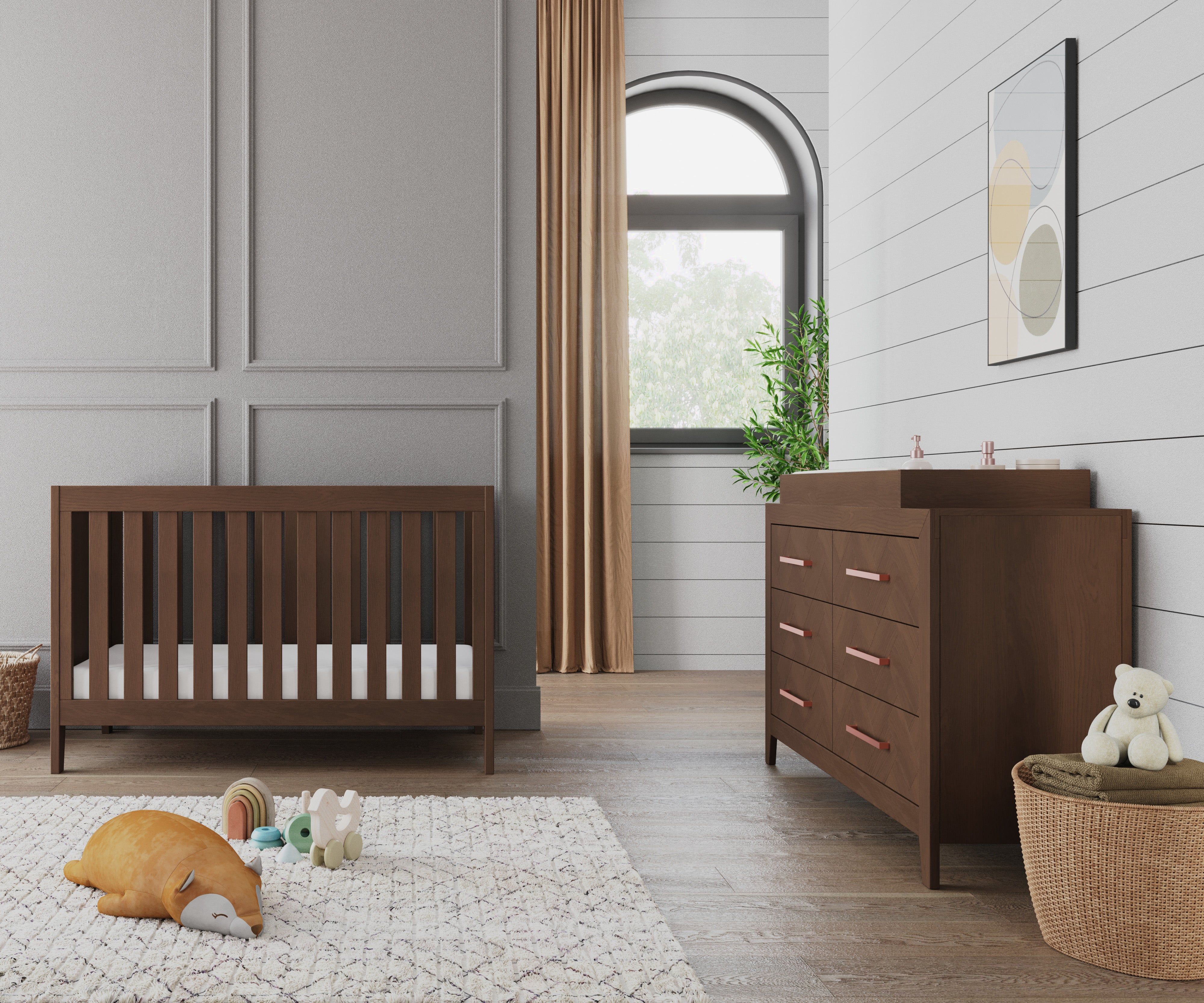 Kieran 6-Drawer Double Dresser, Toasted Chestnut