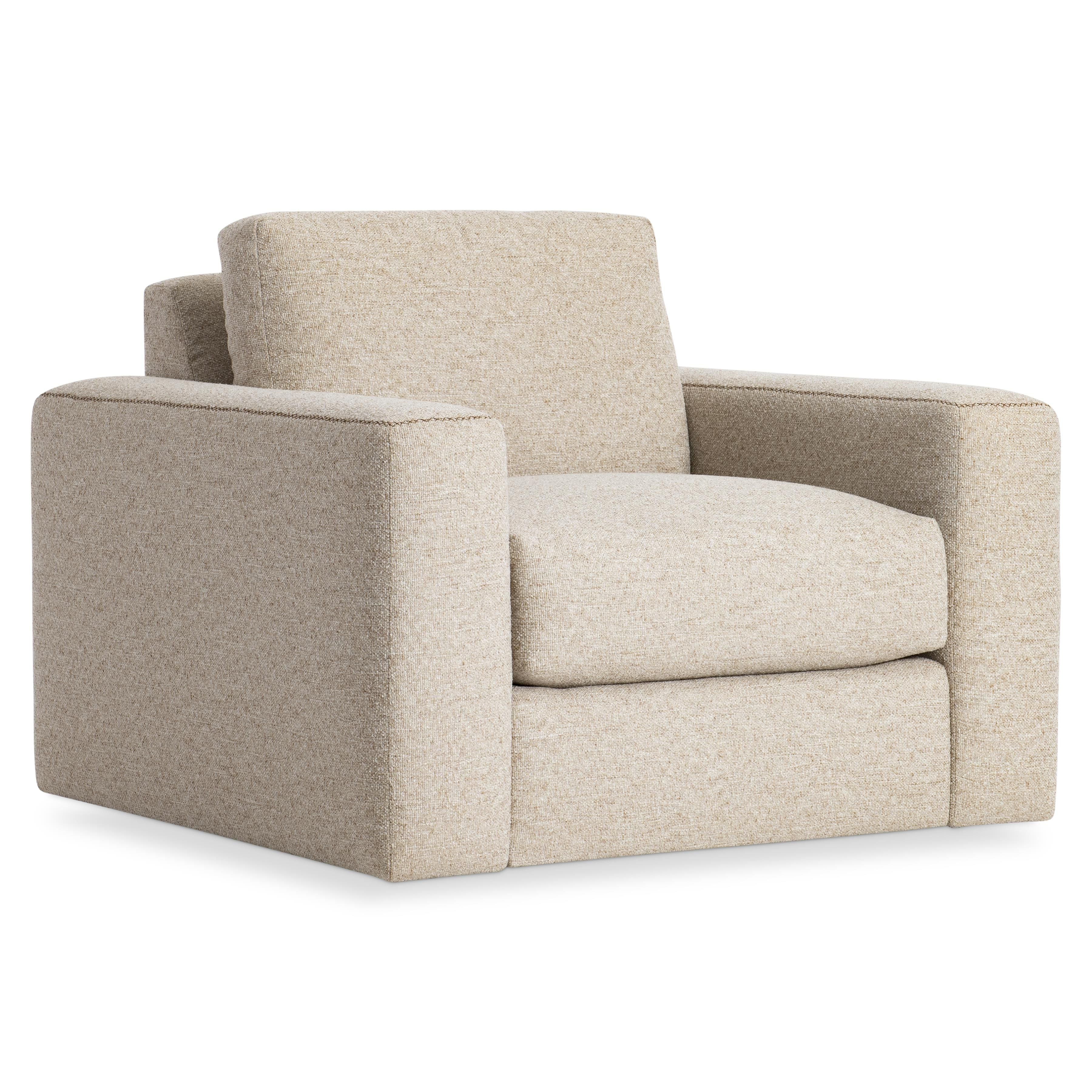 Bernhardt Vaughn Fabric Swivel Chair